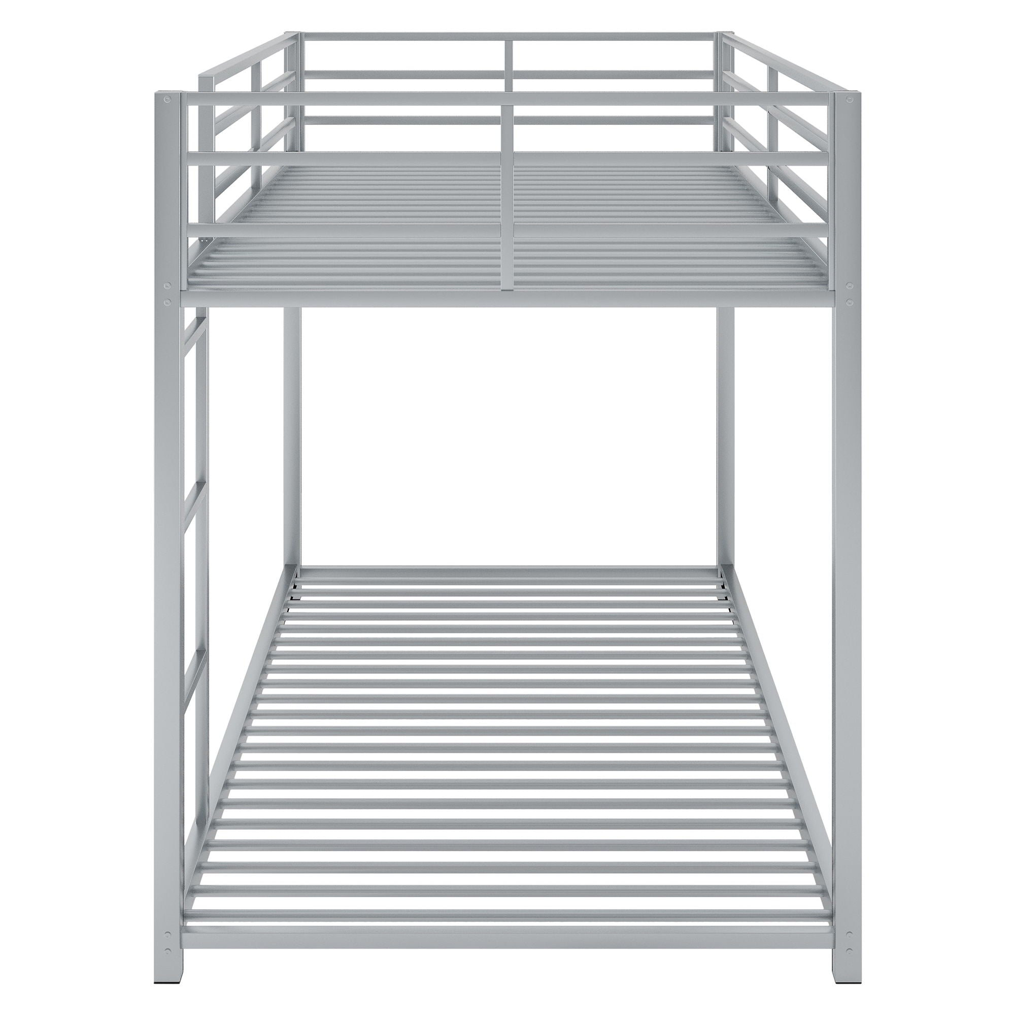 Metal Bunk Bed, Low Bunk Bed With Ladder