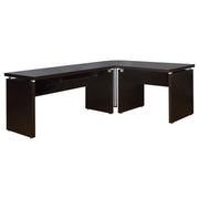 Coaster Fine Furniture Skylar - L-Shaped Office Computer Desk - Cappuccino | Meri Furniture