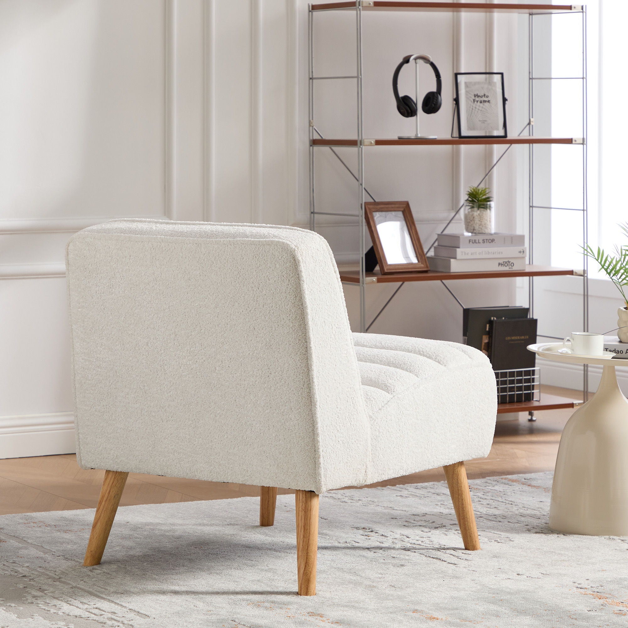 Upholstered Armless Accent Chair