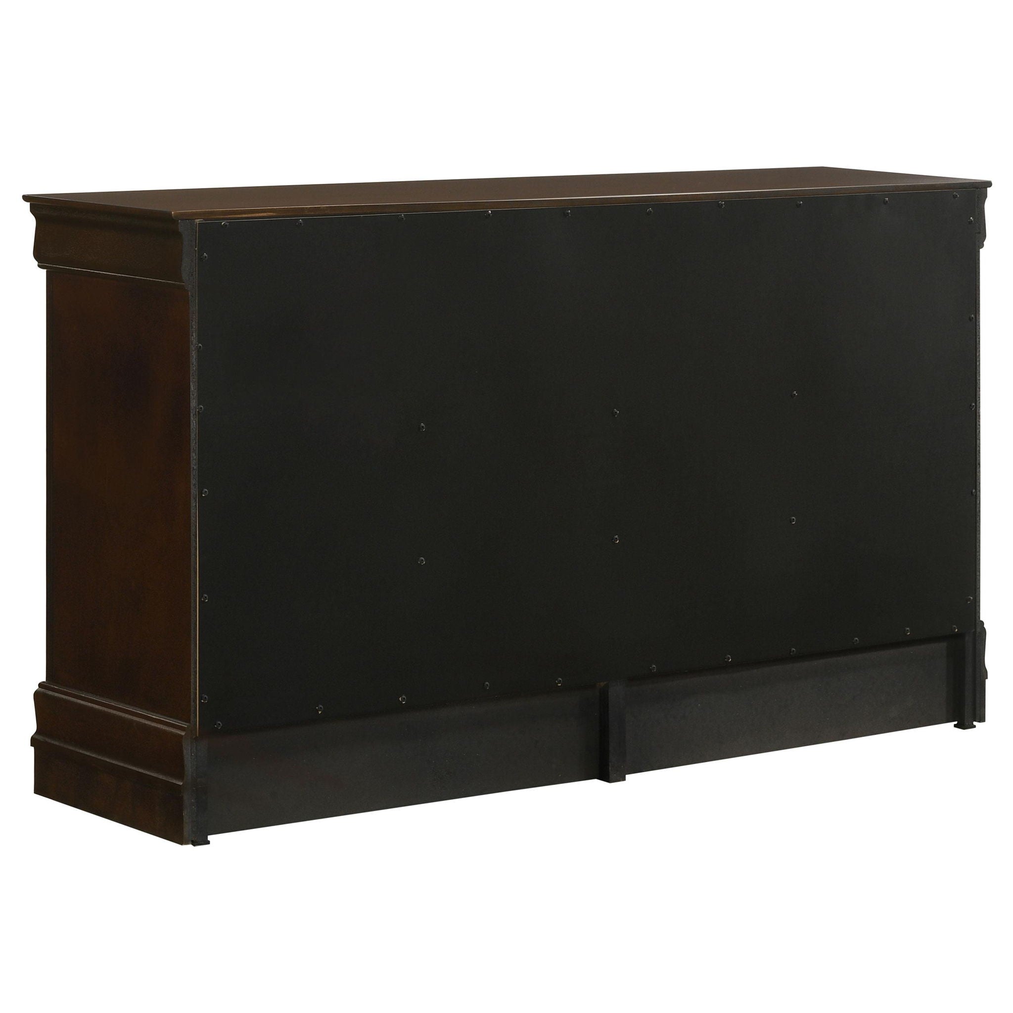 Louis Philippe 4-piece Twin Bedroom Set Cappuccino