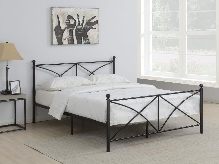 Coaster Fine Furniture Hart - Metal Open Frame Bed | Meri Furniture