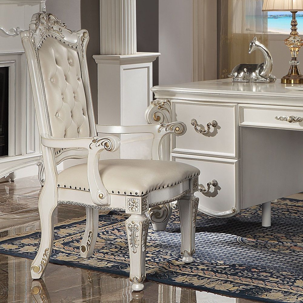 ACME Vendome - Executive Office Chair - White | Meri Furniture