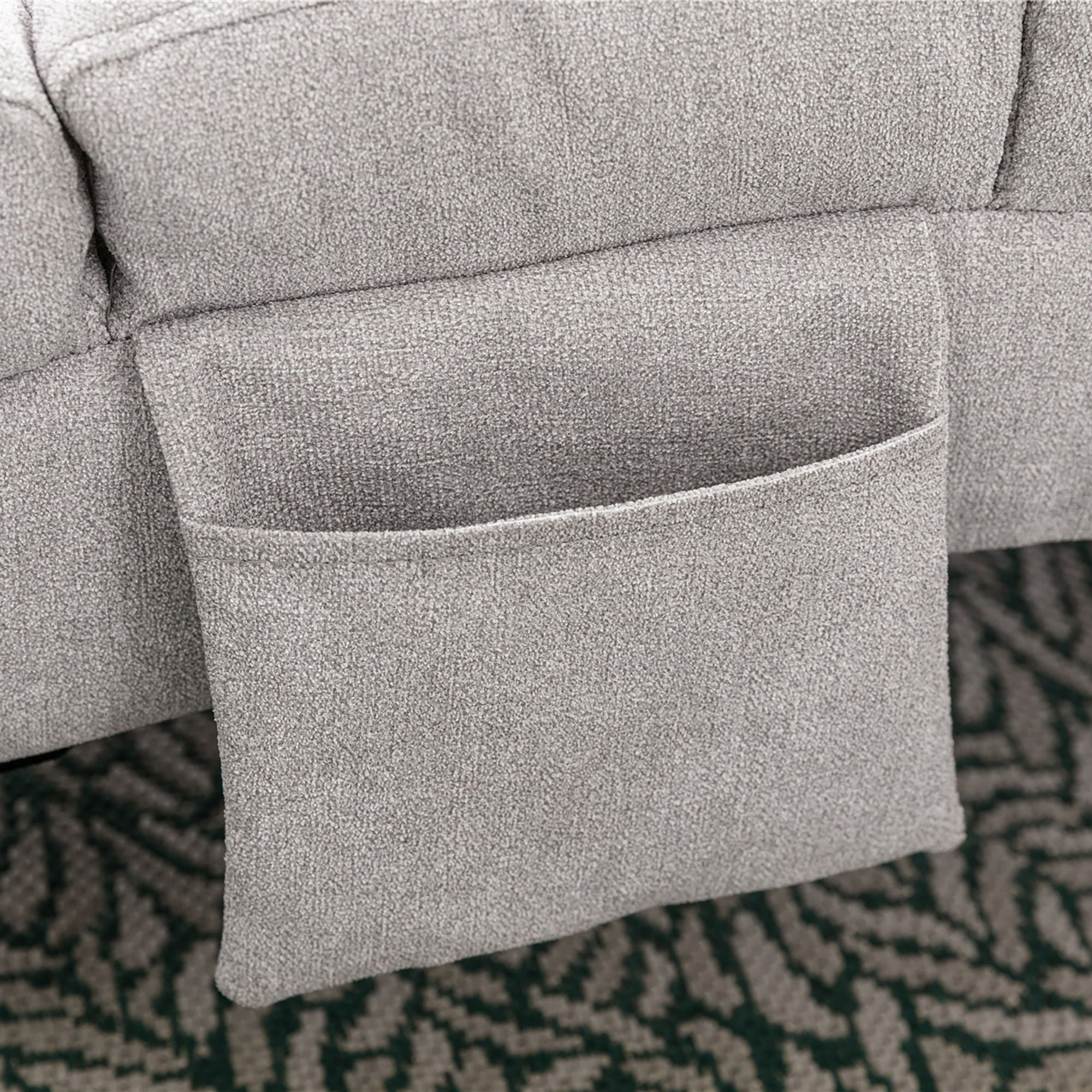 Massage Chaise Lounge Indoor With Remote Control, Ergonomic Electric Massage Lounger