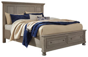 Signature Design by Ashley® Lettner - Panel Storage Bed | Meri Furniture