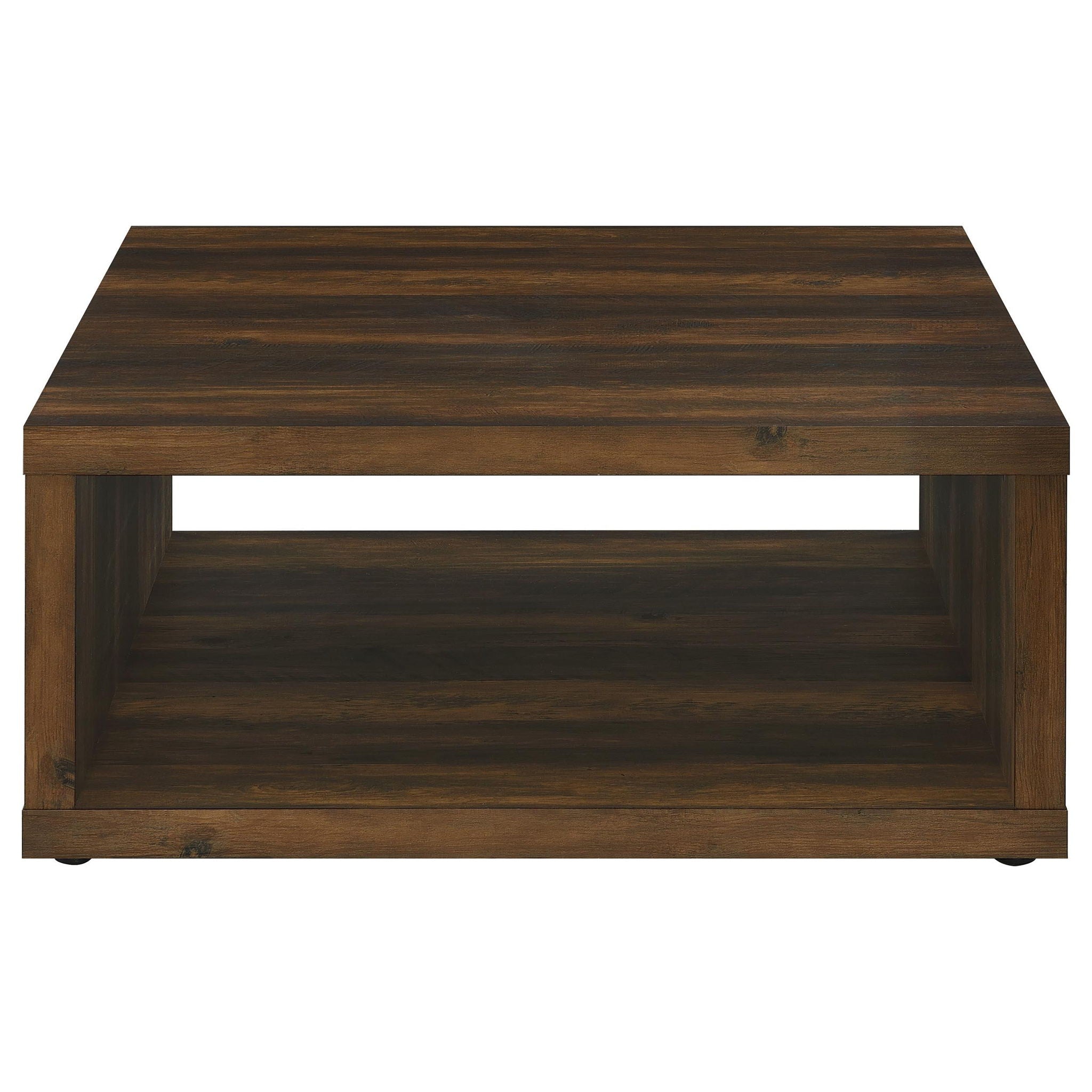 Frisco 2-piece Coffee and End Table Set Dark Pine