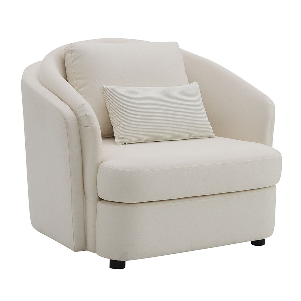ACME Mariko - Chair With Pillow - Beige Linen | Meri Furniture