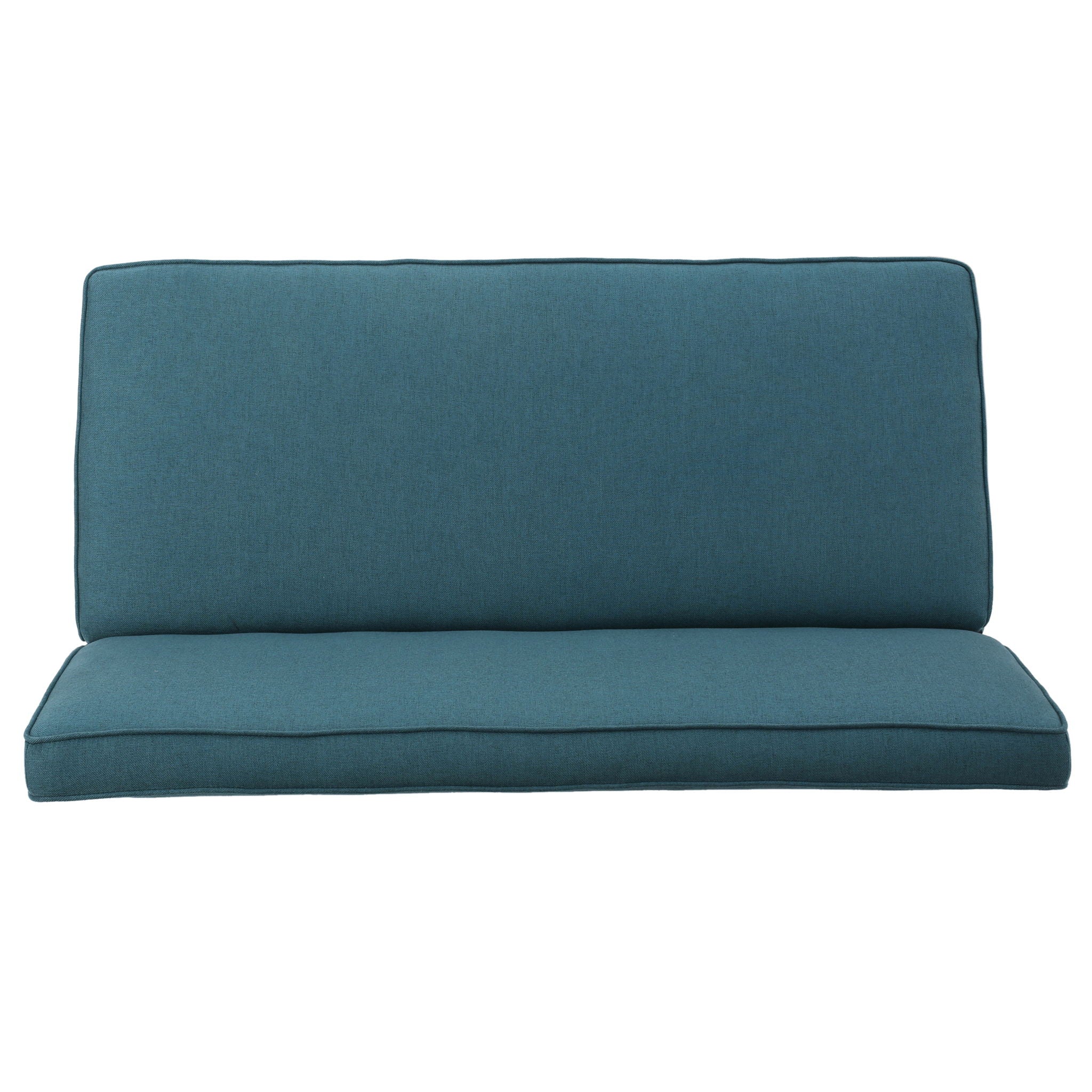 Contemporary Loveseat With Upholstered Fabric And Birch Wood Legs
