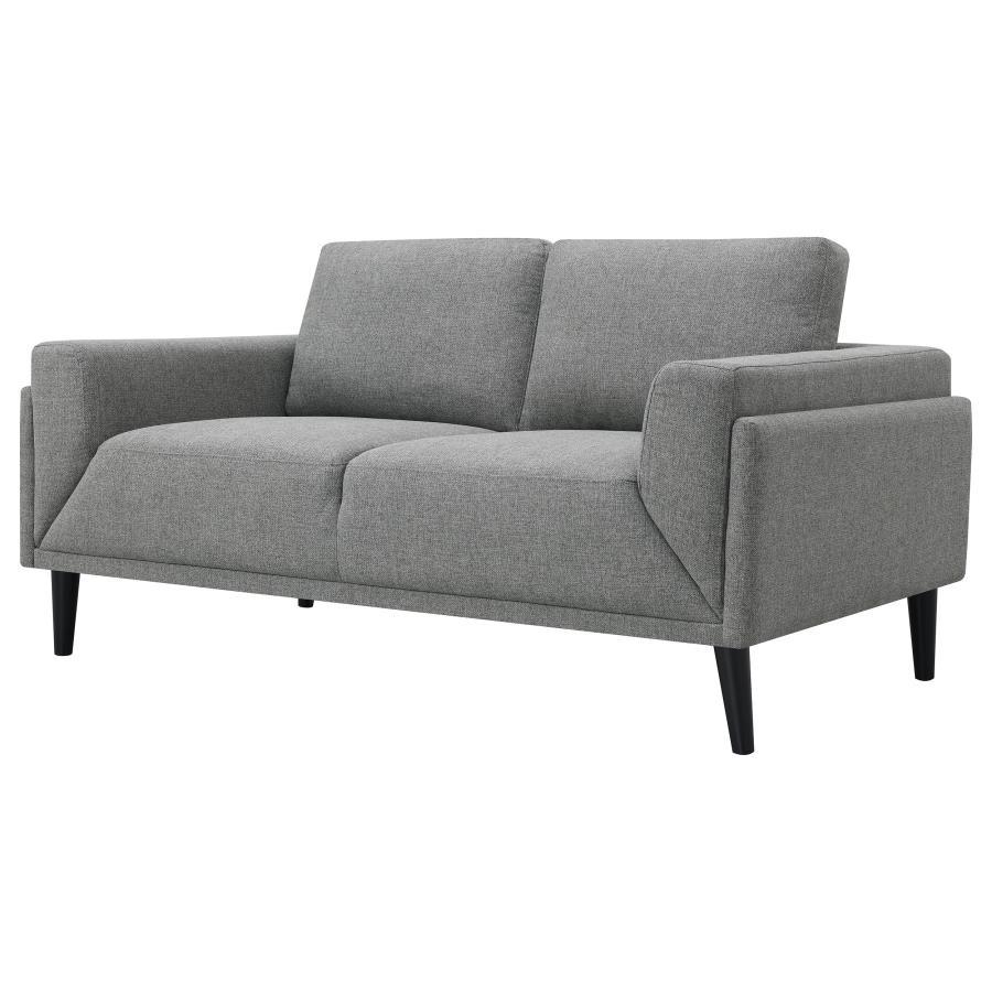 Coaster Fine Furniture Rilynn - Upholstered Track Arm Loveseat | Meri Furniture