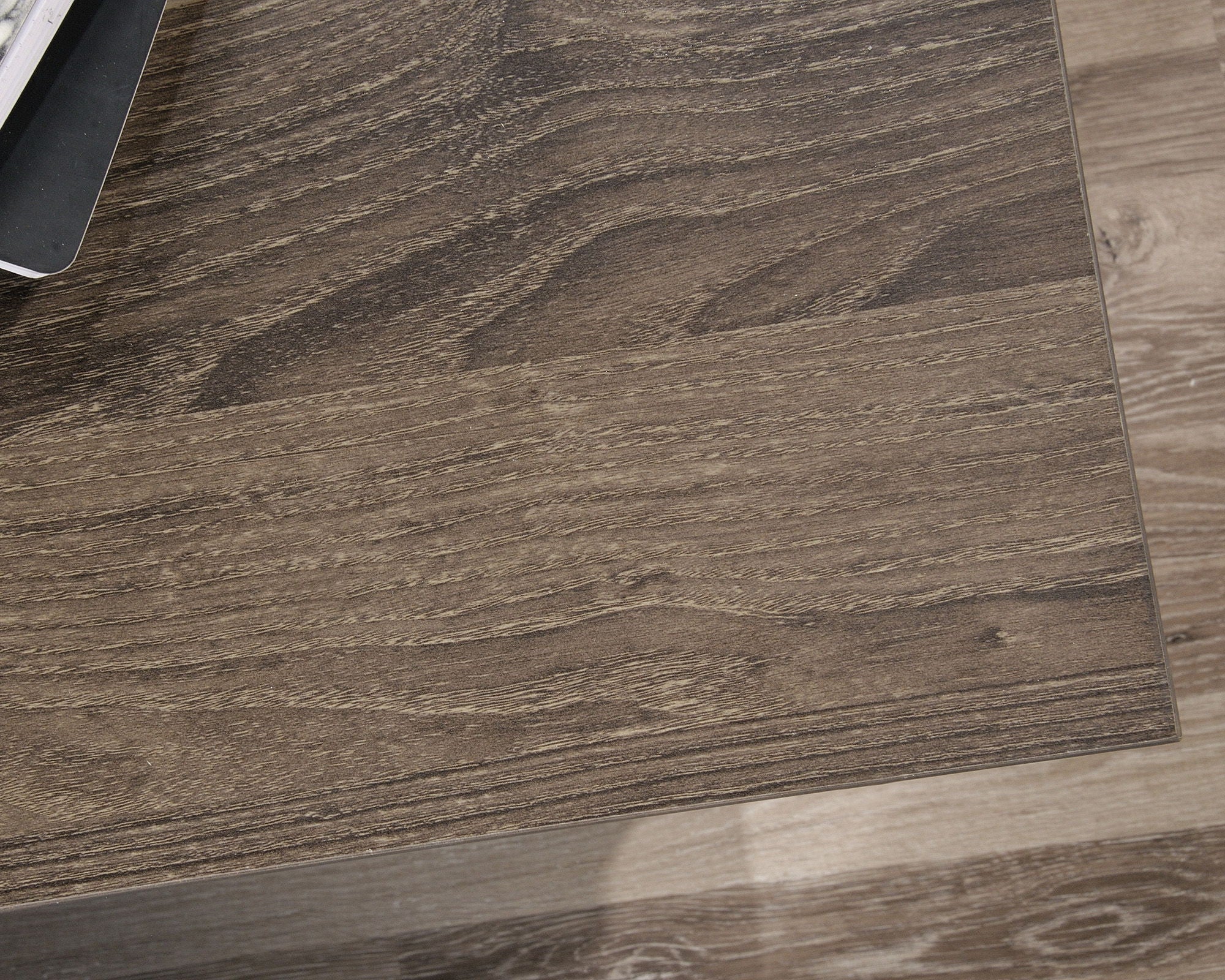 L-Shaped Desk in Emery Oak