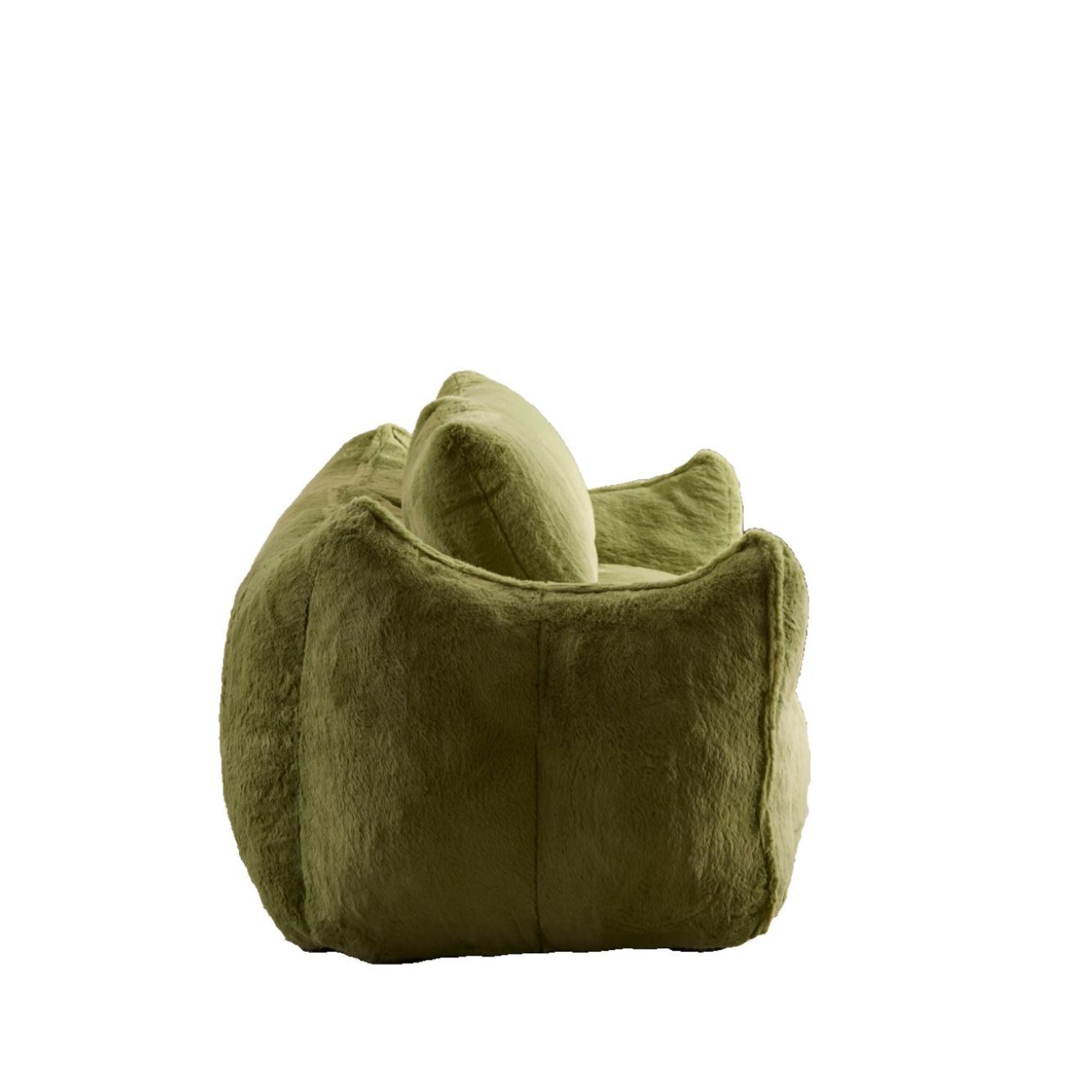 Giant Bean Bag Couch, Ultra Soft Fluffy Loveseat For Living Room