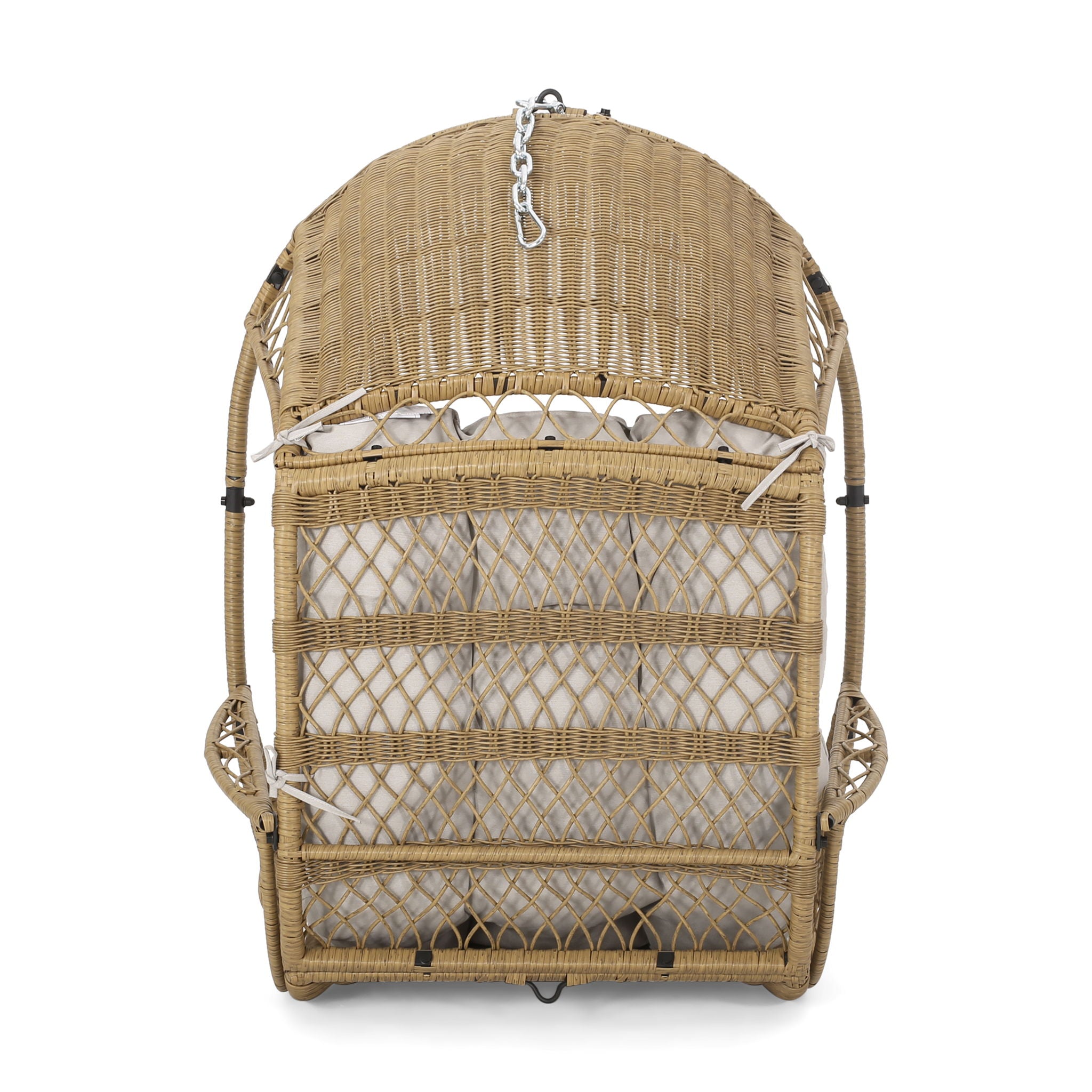 Malia - Wicker Hanging Chair With Cushion
