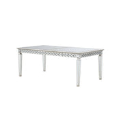 Varian - Dining Table 78"L) - Mirrored & Antique Platinum