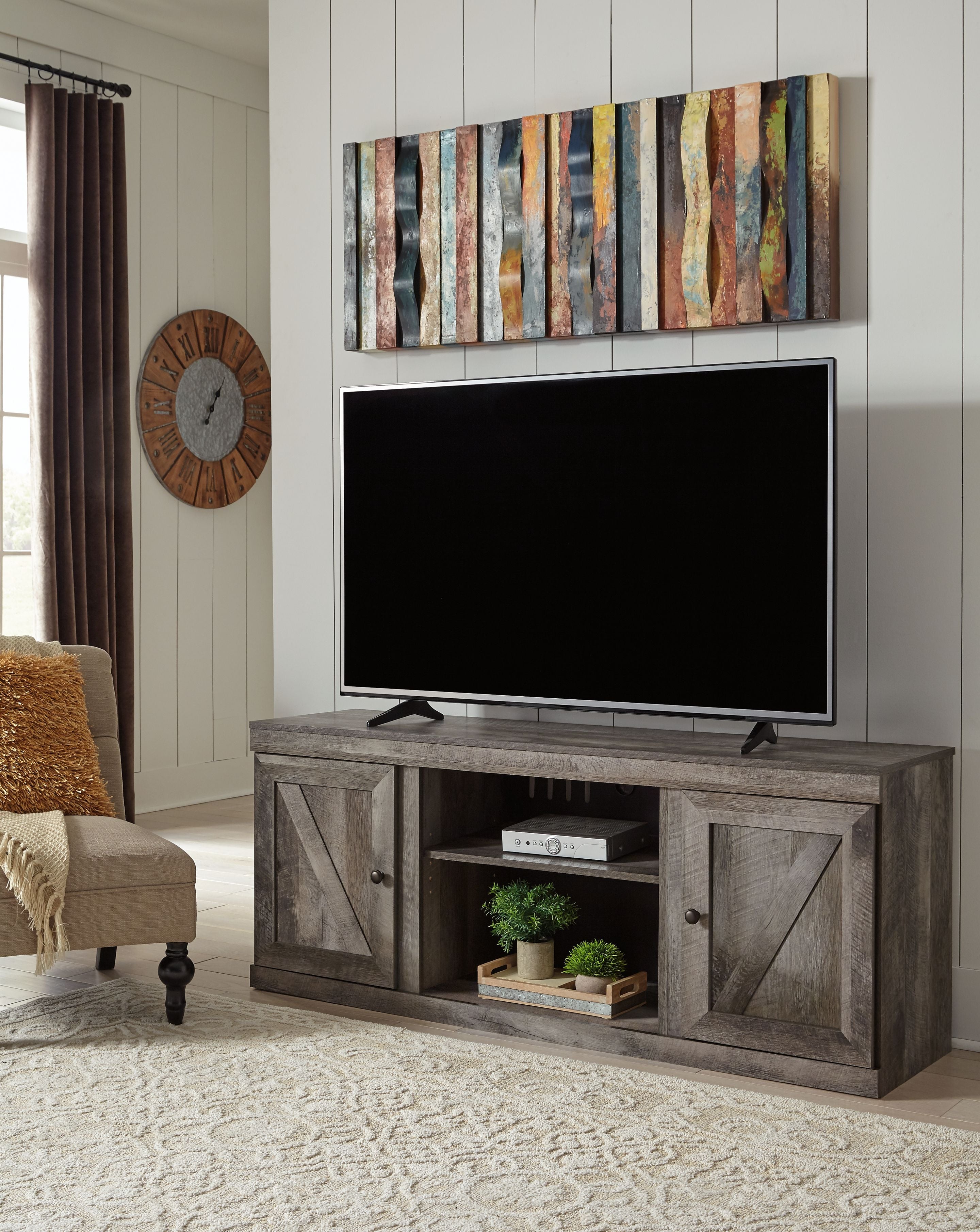 Signature Design by Ashley® Wynnlow - TV Stand With Fireplace Option | Meri Furniture