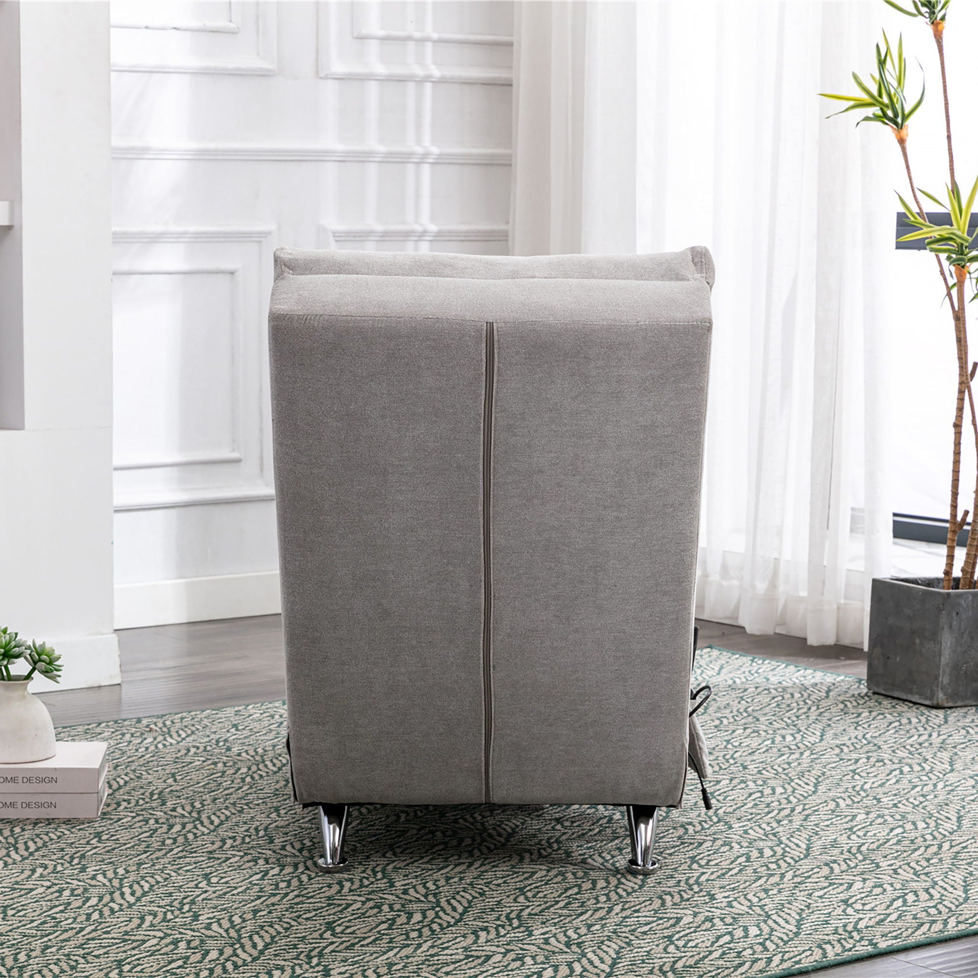 Massage Chaise Lounge Indoor With Remote Control, Ergonomic Electric Massage Lounger