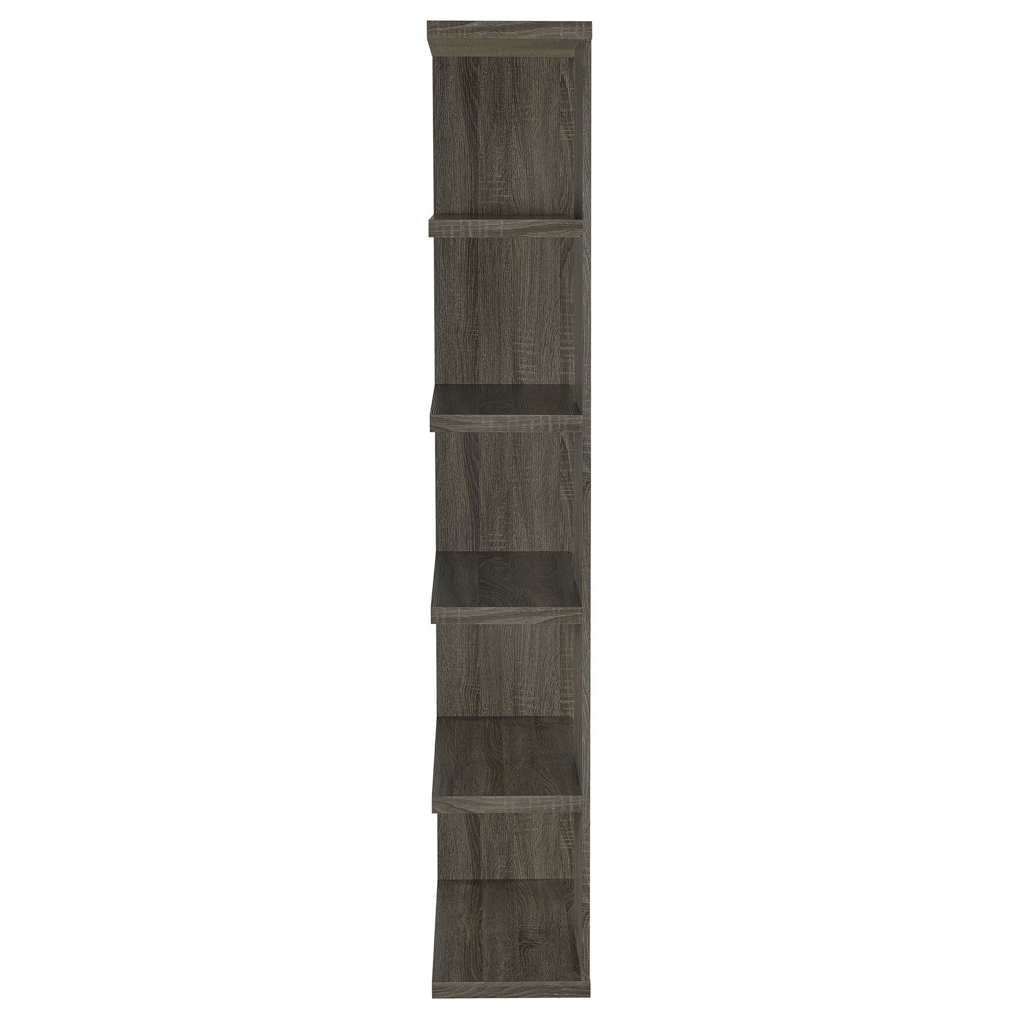 5 Shelf Bookcase - Gray