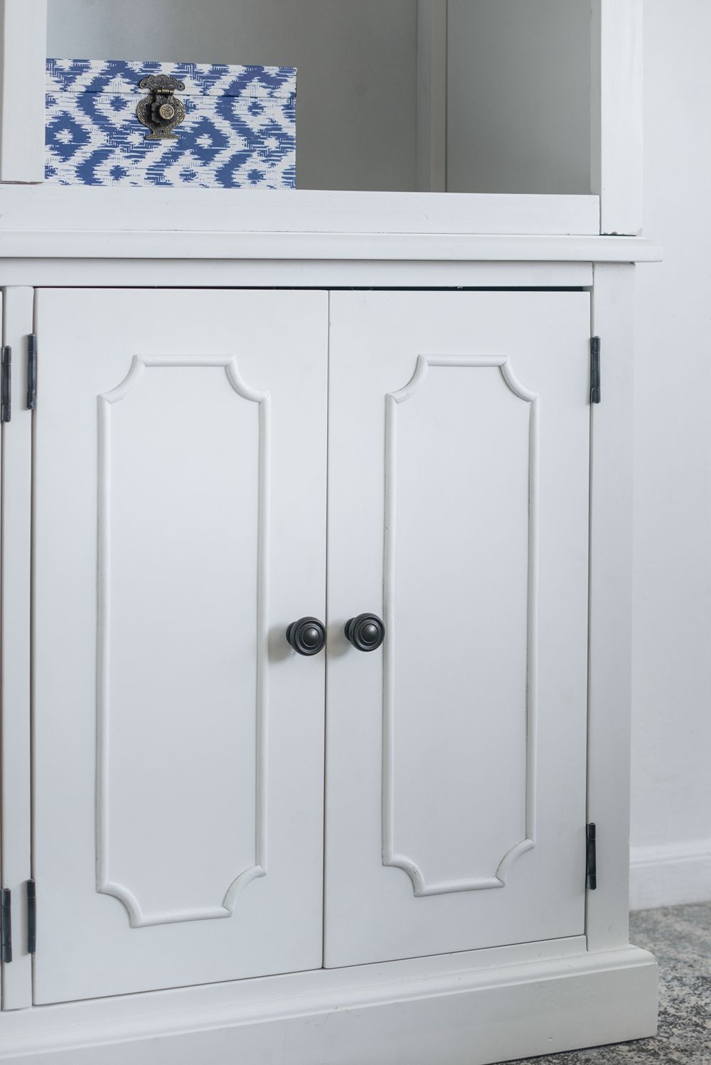 French Country Wood Cabinet