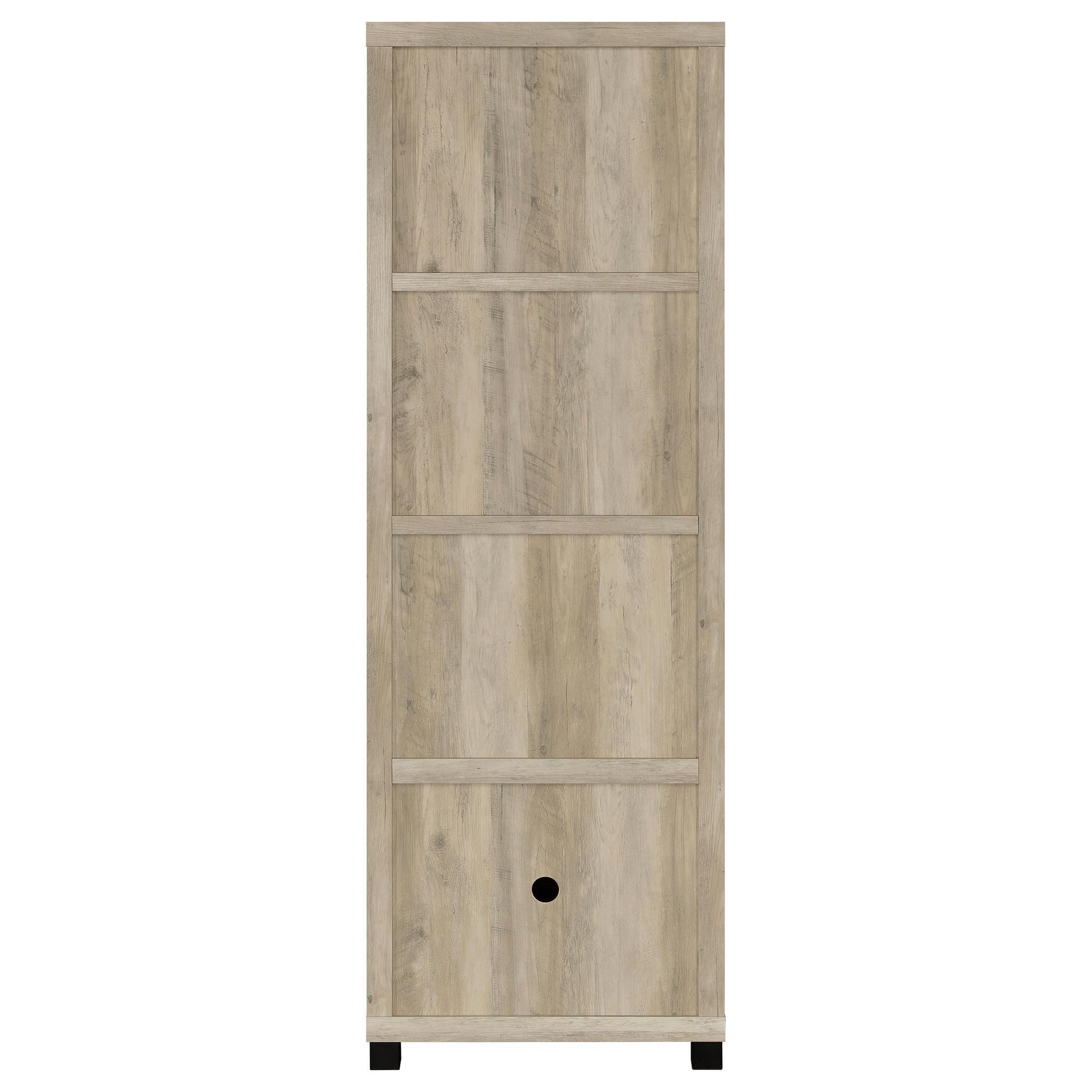 Sachin 3-piece 79-inch TV Entertainment Center Antique Pine