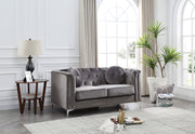 Stylish Sloped Arm Loveseat