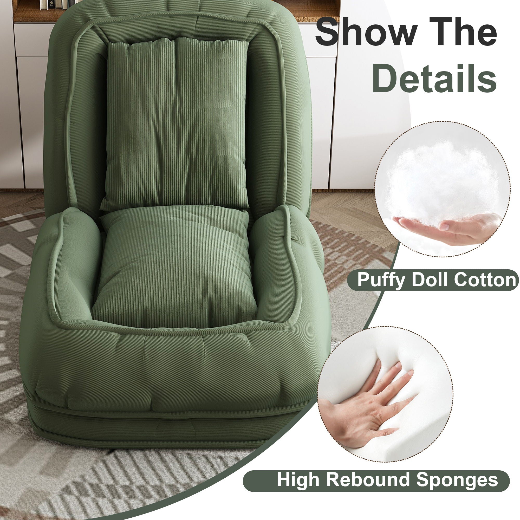 Upholstered Human Dog Bed For Adults And Pets