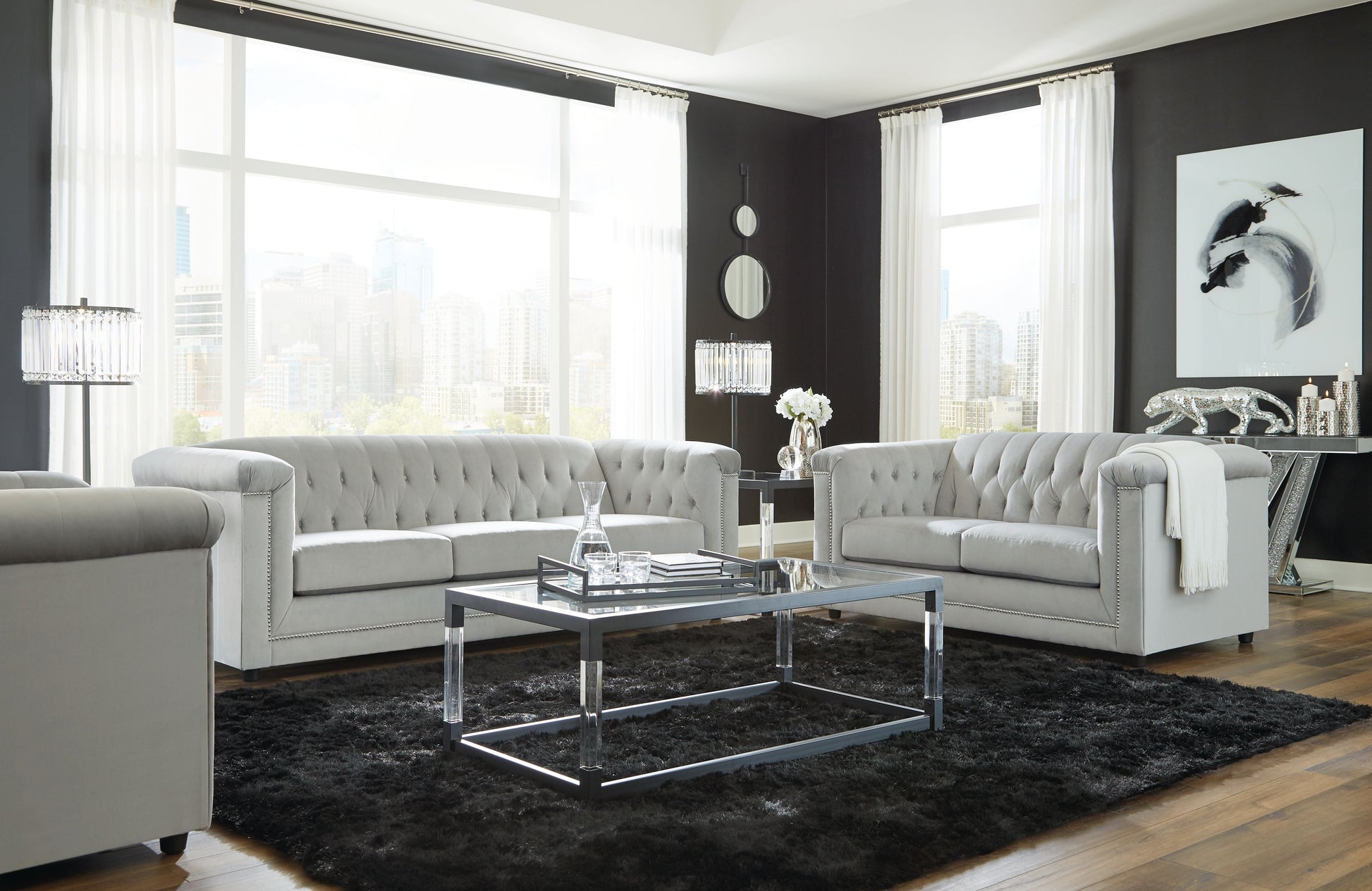 Signature Design by Ashley® Josanna - Sofa, Loveseat, Chair | Meri Furniture