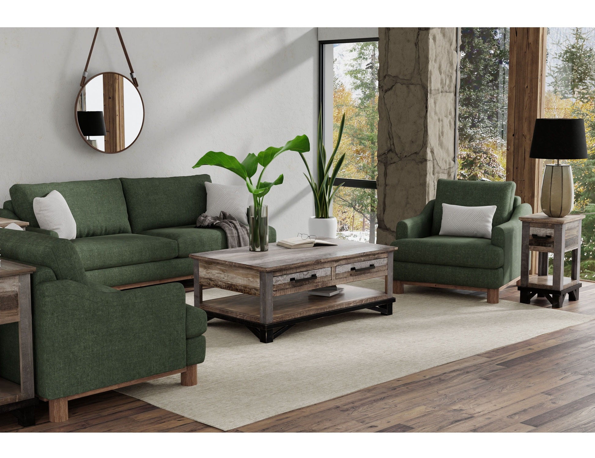 International Furniture Direct Olimpia - Loveseat | Meri Furniture