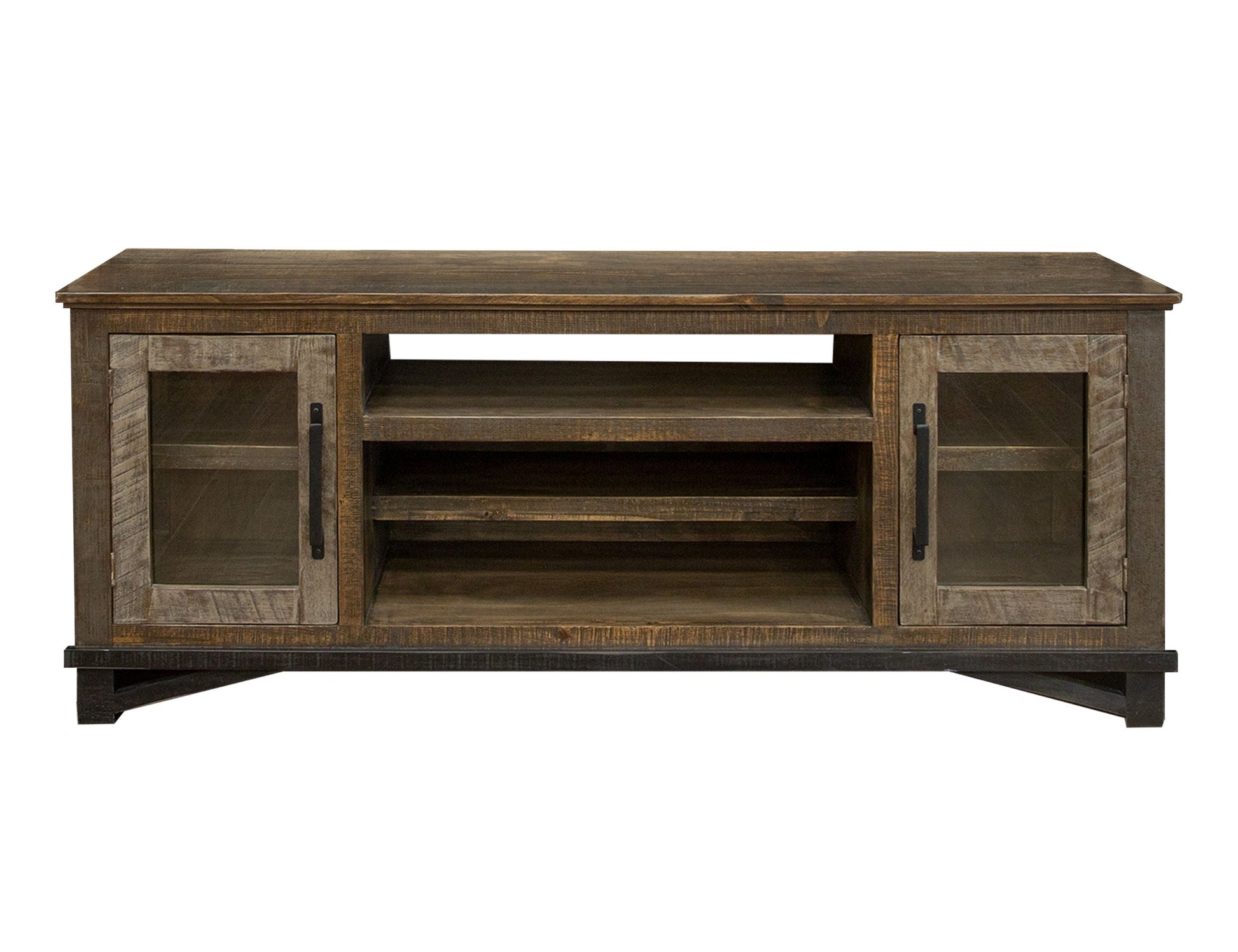 International Furniture Direct Loft Brown - TV Stand / Wall Unit - Two Tone Gray / Brown | Meri Furniture