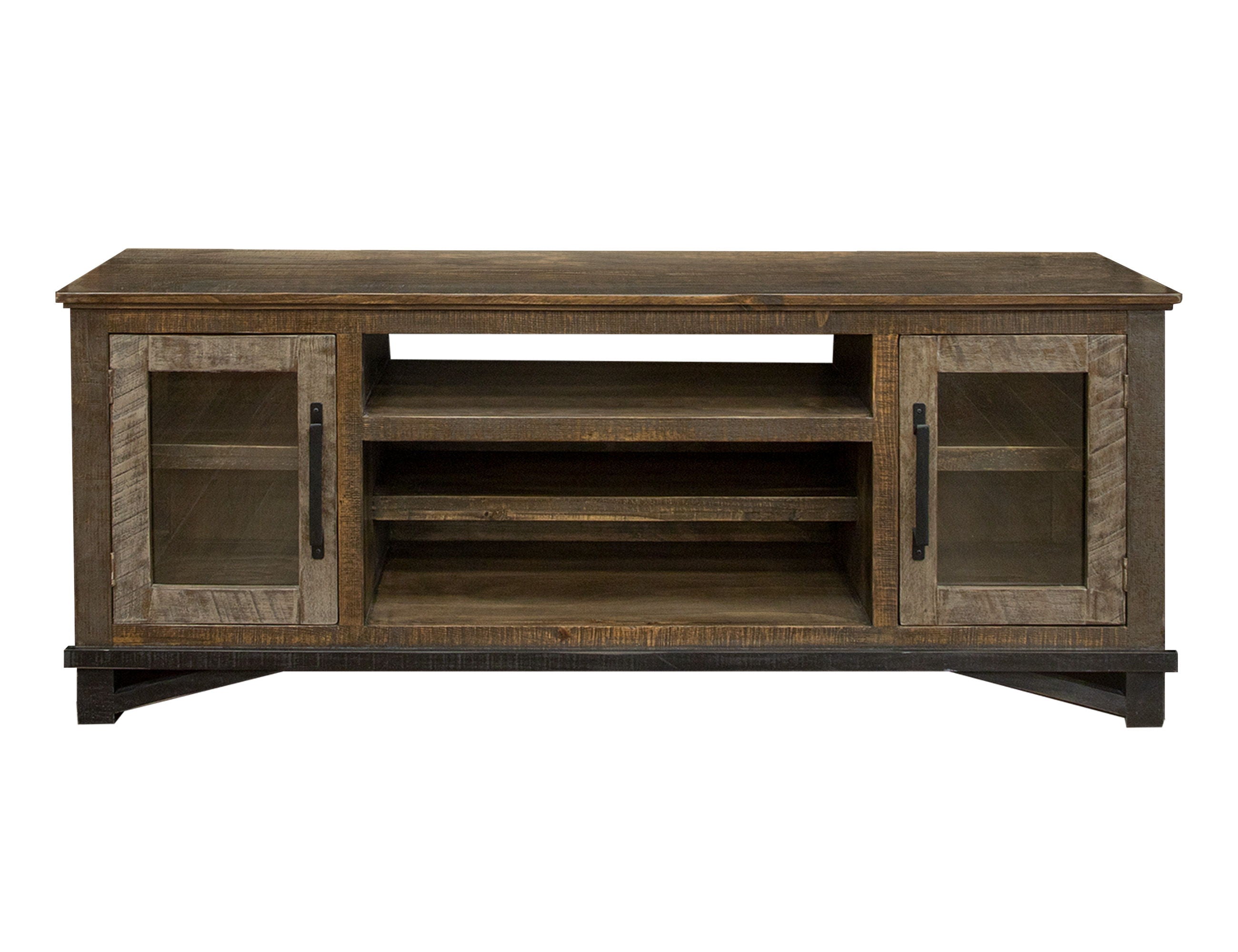 International Furniture Direct Loft Brown - TV Stand / Wall Unit - Two Tone Gray / Brown | Meri Furniture