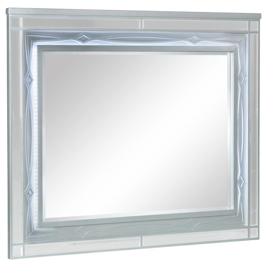 Coaster Fine Furniture Gunnison - Dresser Mirror - Silver Metallic | Meri Furniture