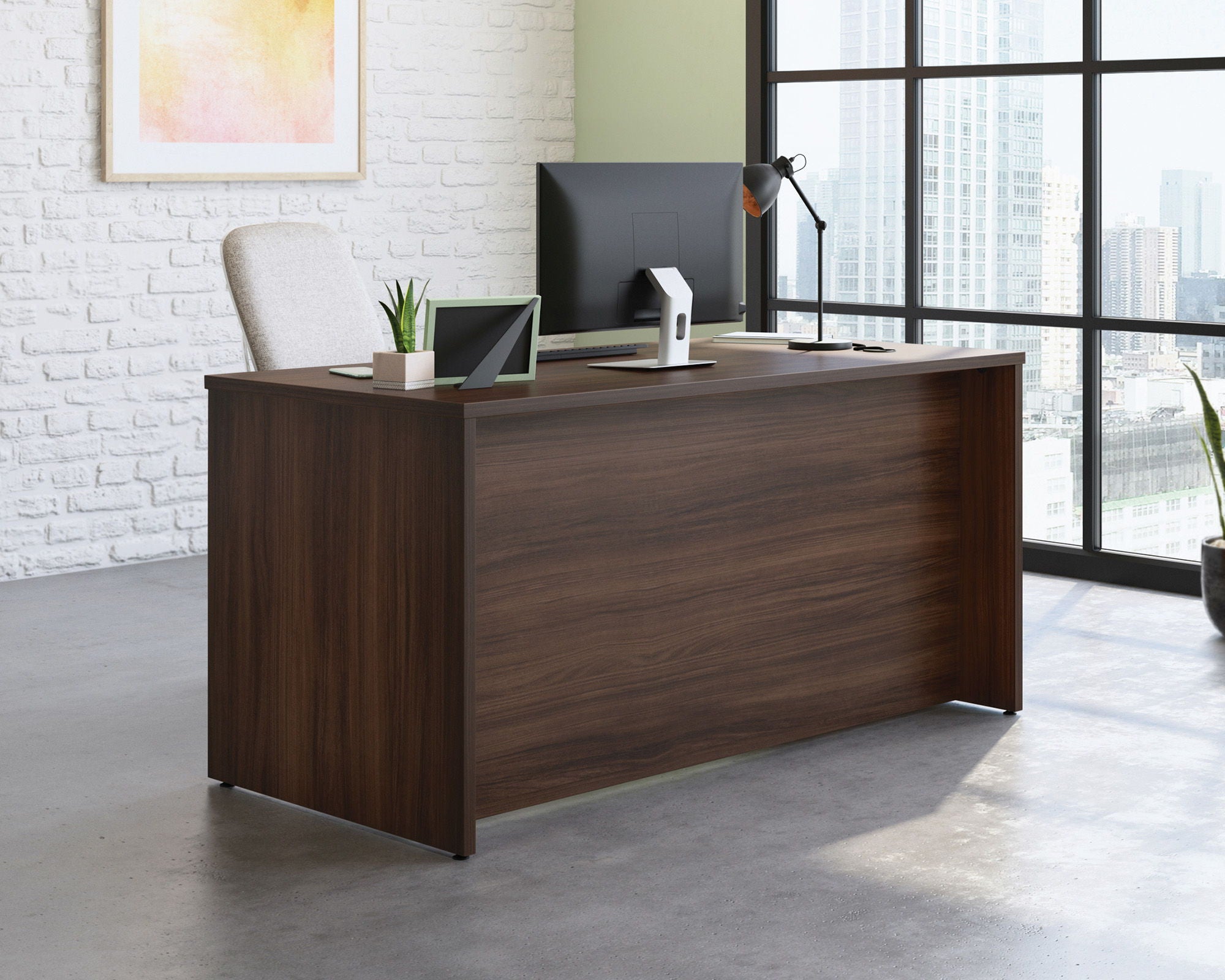 Commercial Desk 60" x 30" in Noble Elm