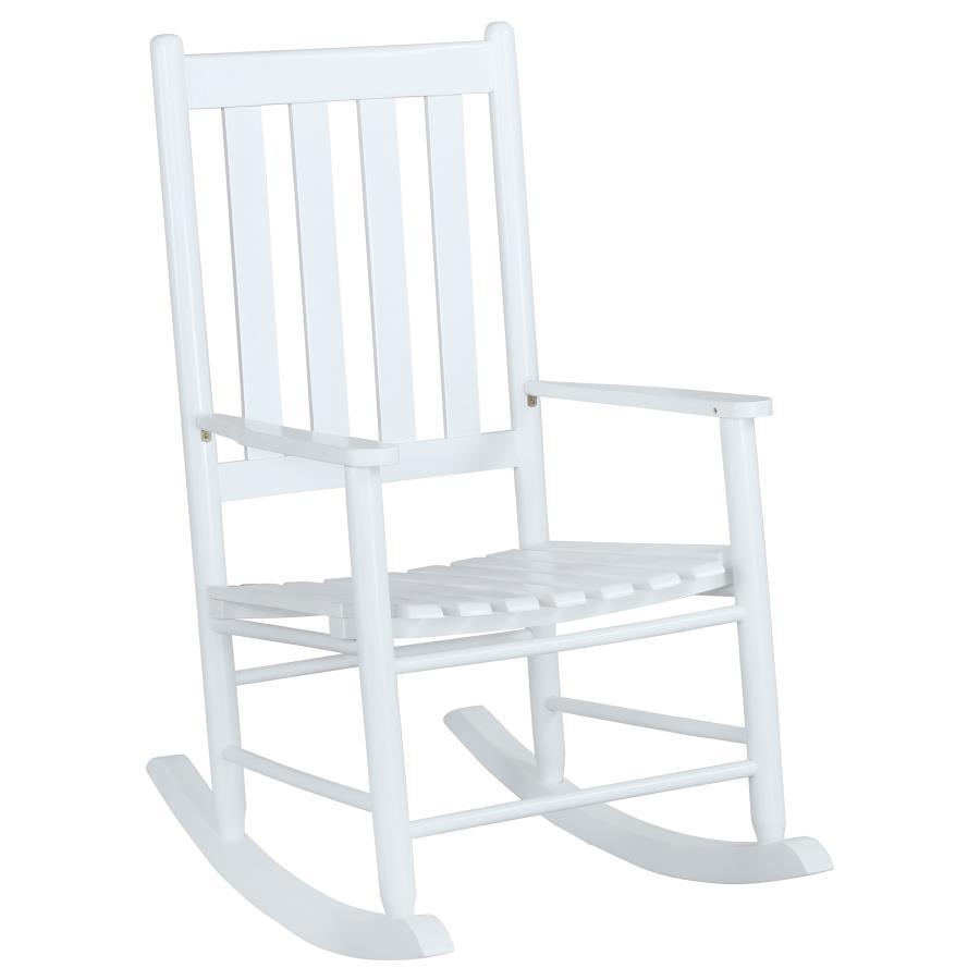 Coaster Fine Furniture Annie - Slat Back Solid Wood Rocking Chair | Meri Furniture