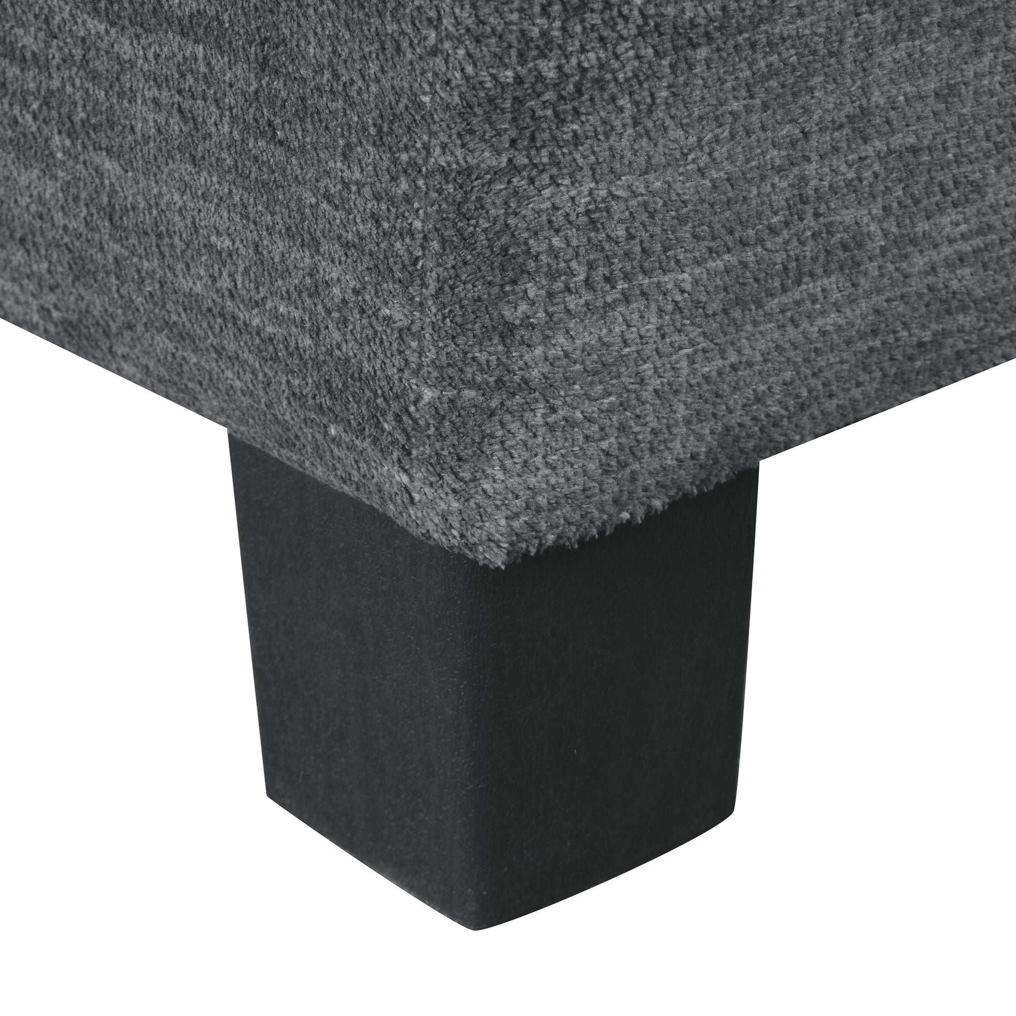 Contemporary U - Shaped Sectional Sofa With Movable Storage Ottoman