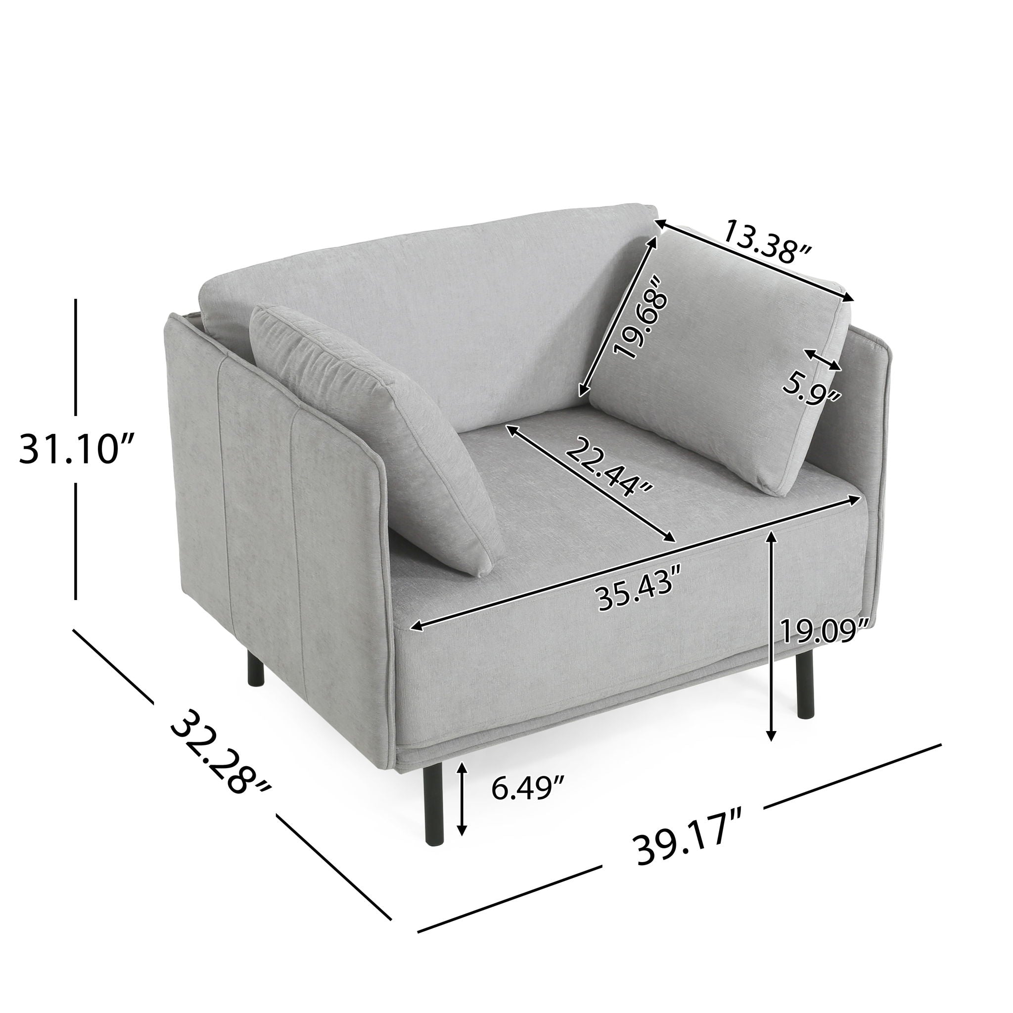 Vintage Modern Aesthetic Appeal Lounge Chair