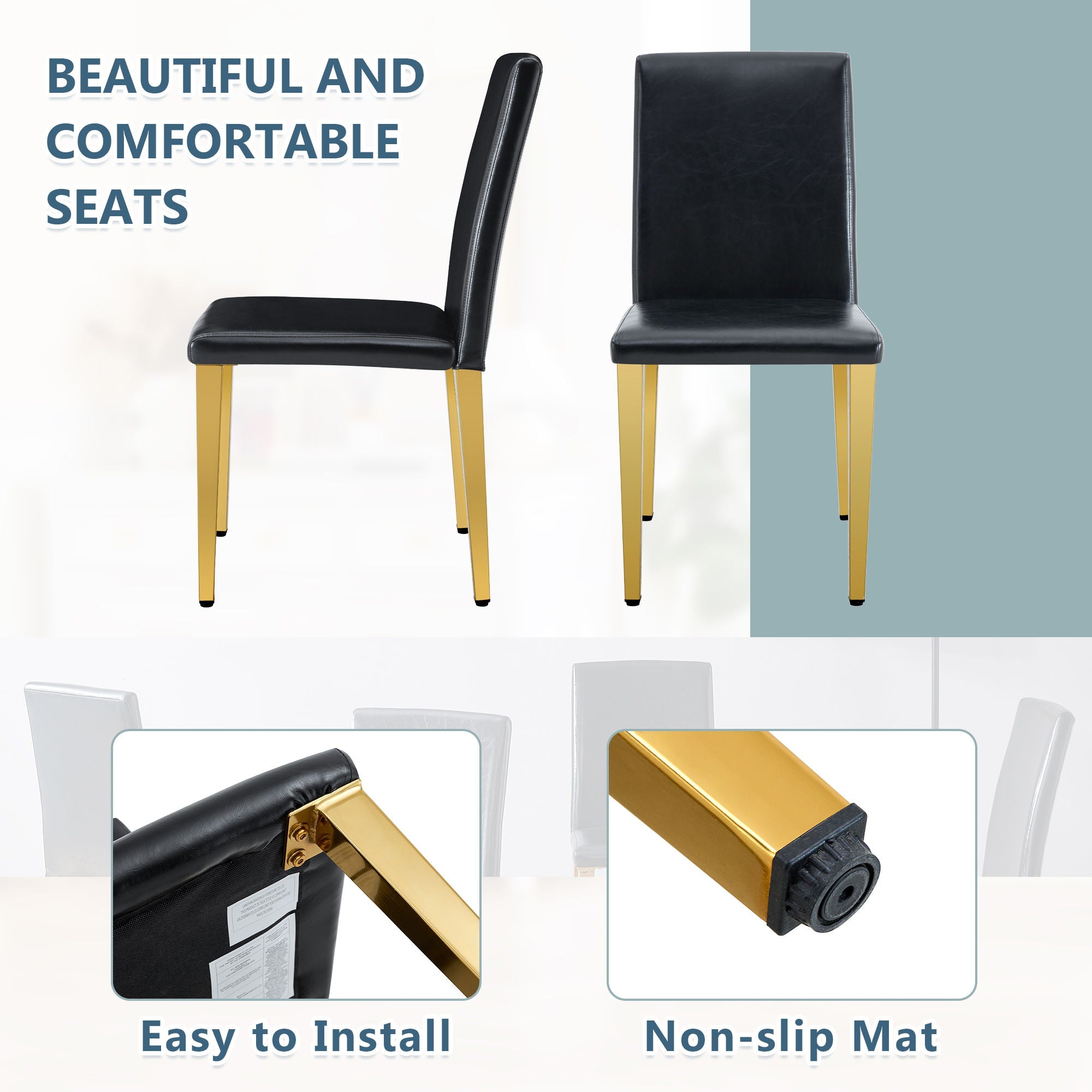 Modern Dining Chairs With Metal Legs