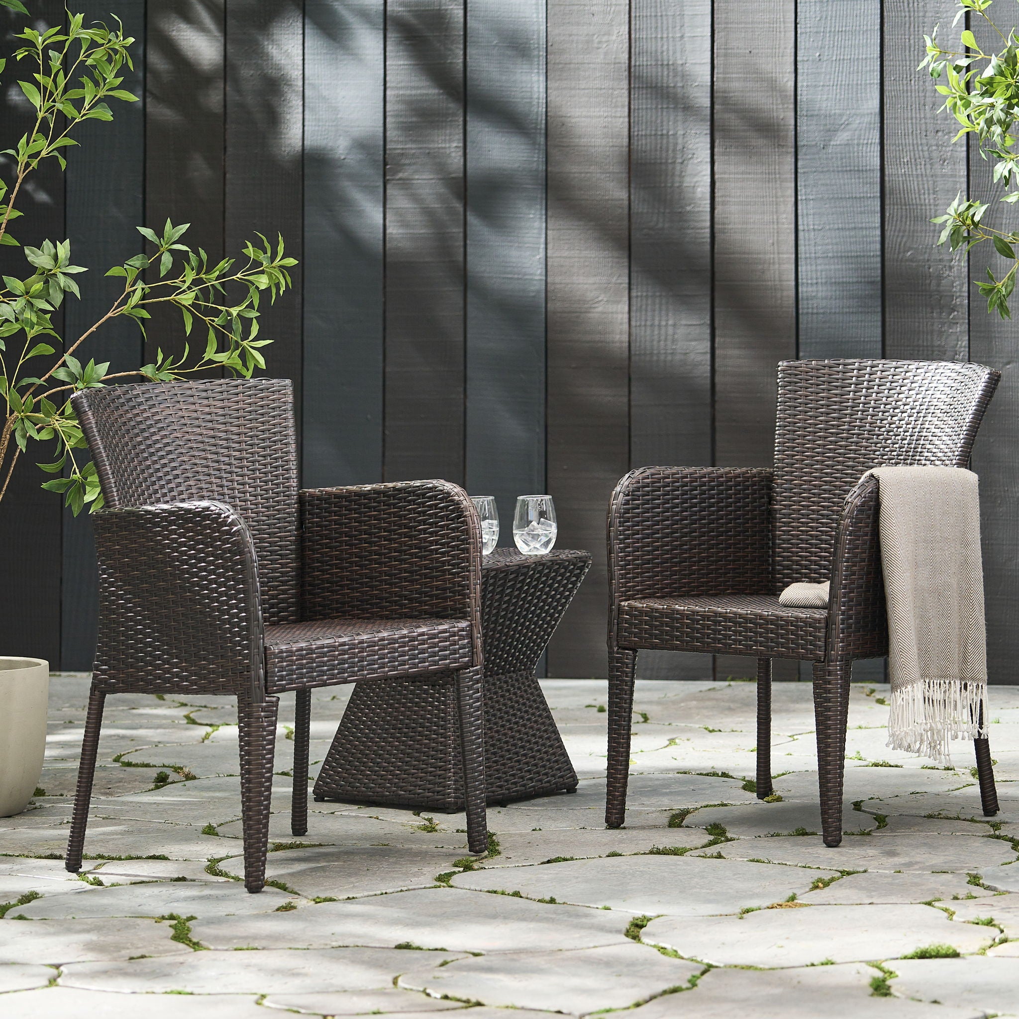 Anaya - Outdoor Wicker Dining Armchair (Set of 2)