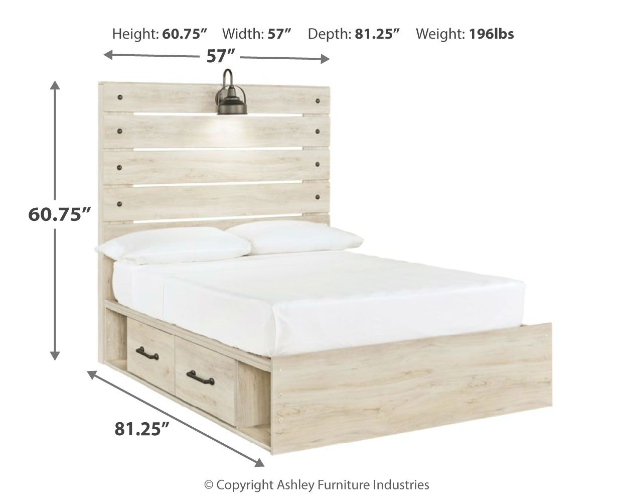 Signature Design by Ashley® Cambeck - Panel Bed | Meri Furniture