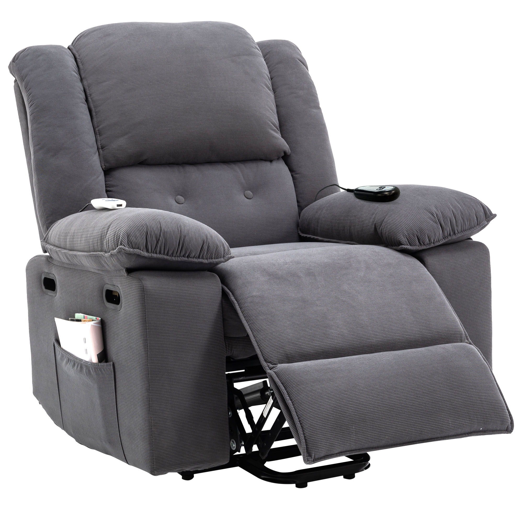 Massage Recliner Power Lift Chair With Adjustable Massage And Heating Function