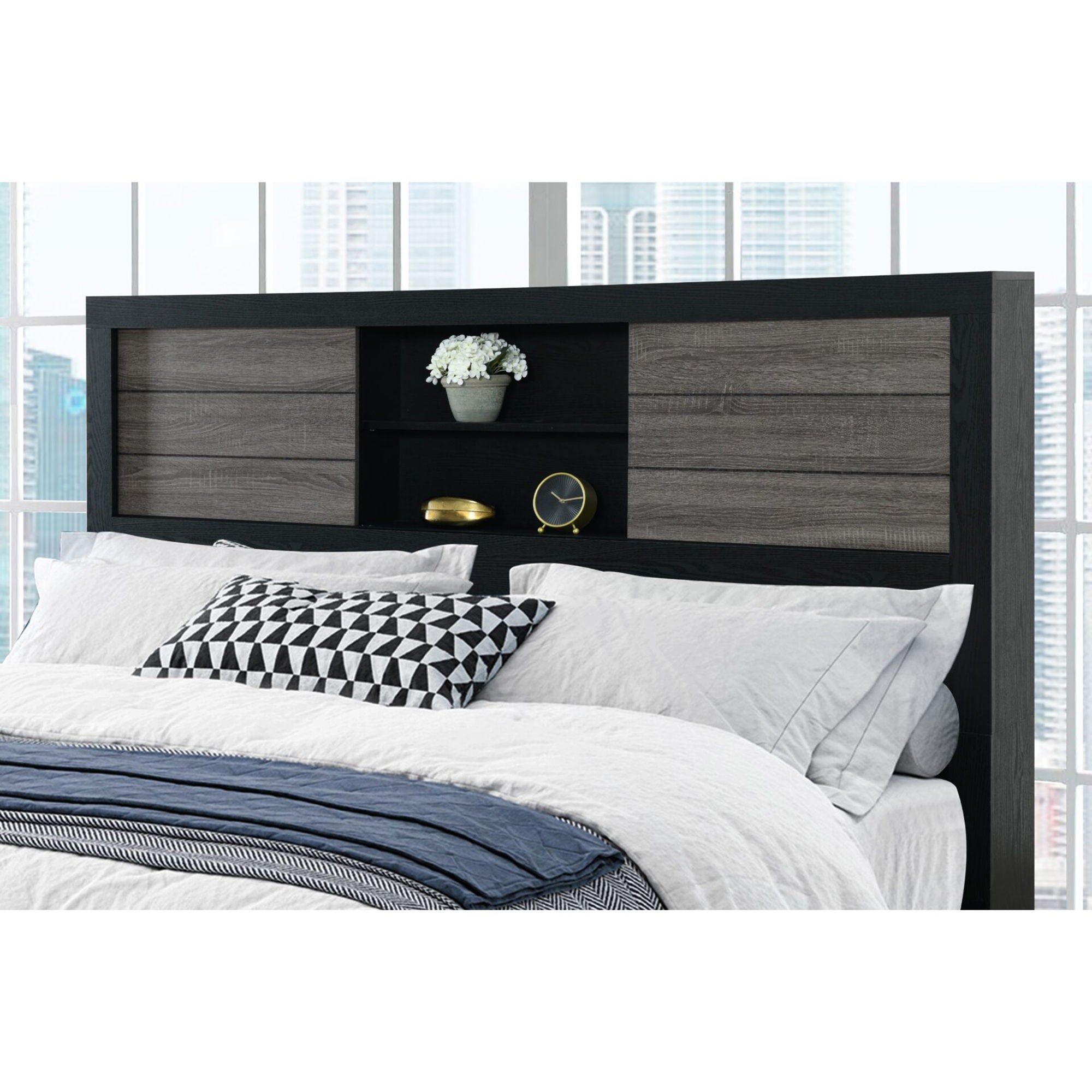 Soluto - Bed With Bookcase Headboard