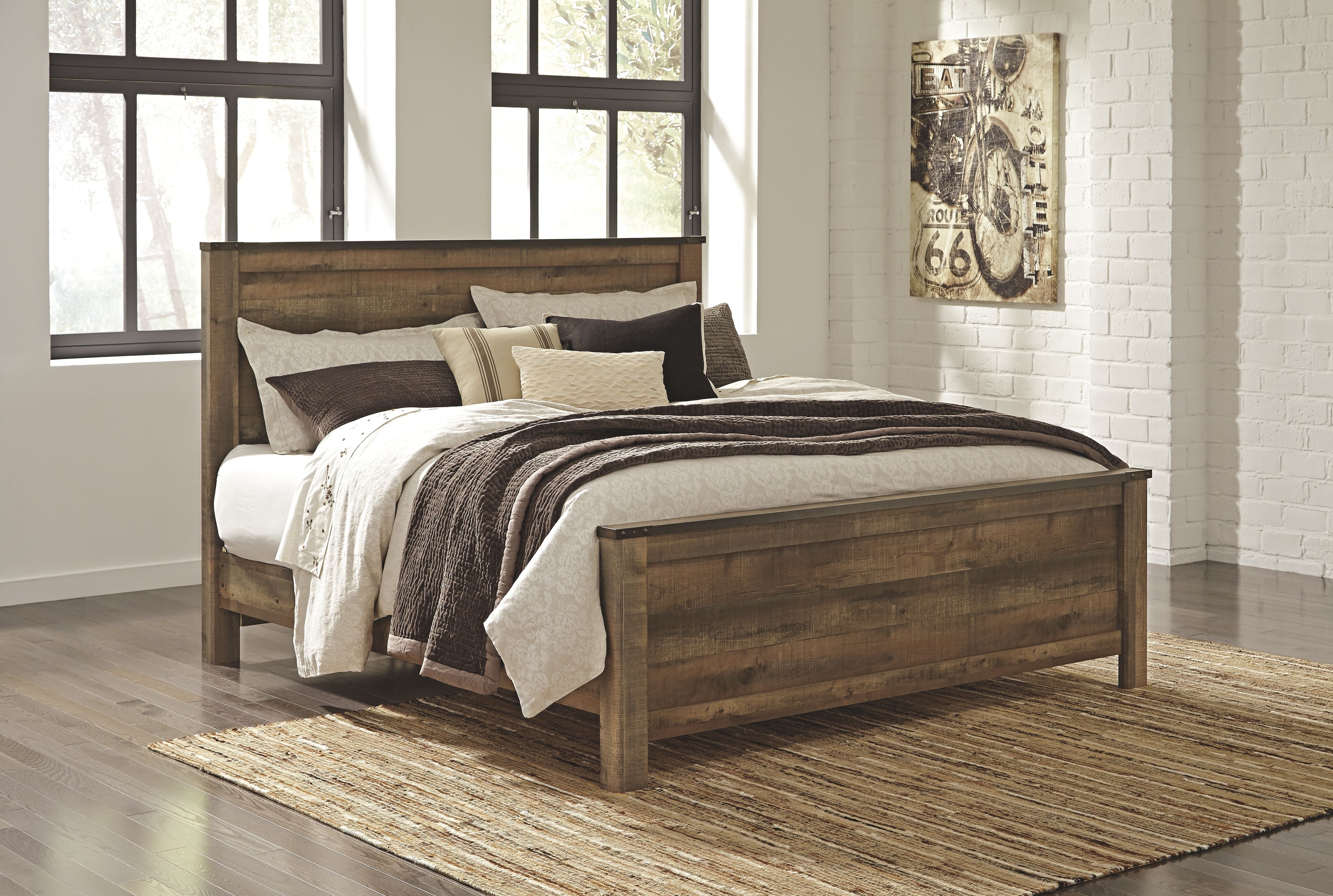 Signature Design by Ashley® Trinell - Panel Bed | Meri Furniture