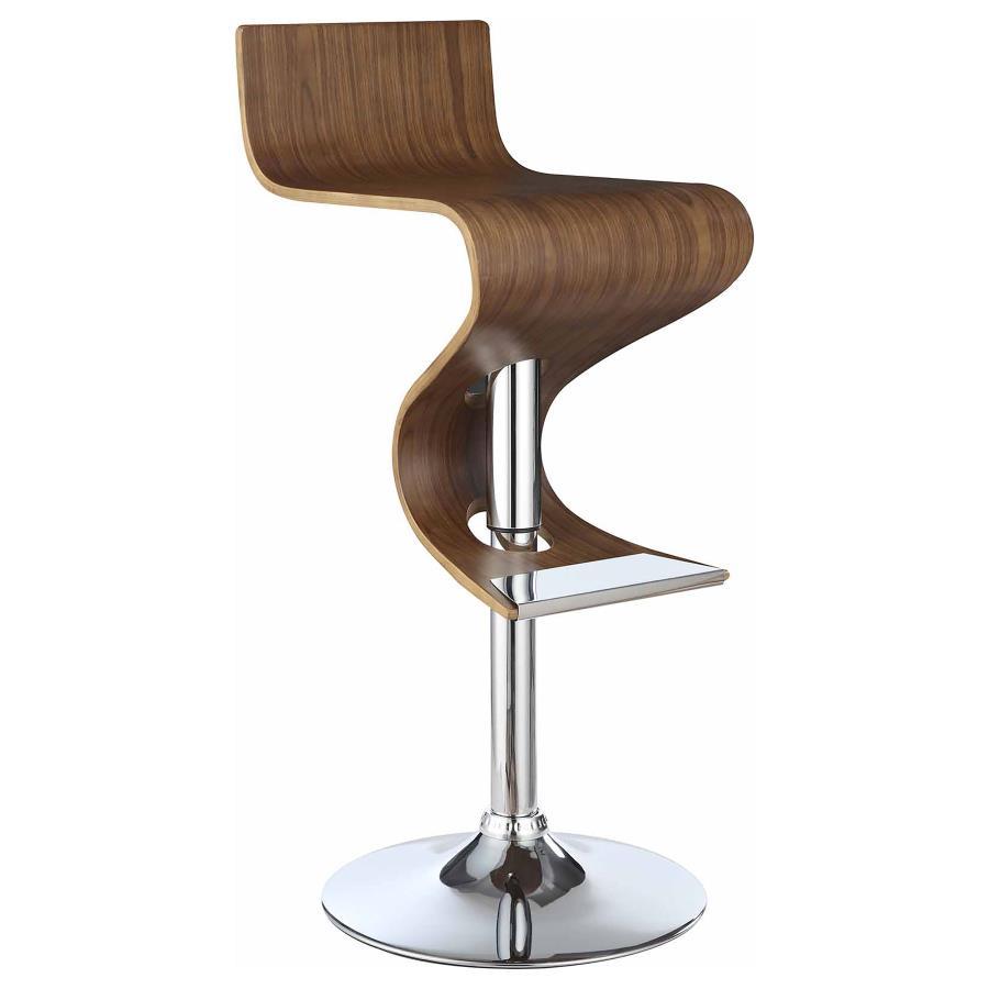 Coaster Fine Furniture Covina - Adjustable Bar Stool - Walnut | Meri Furniture