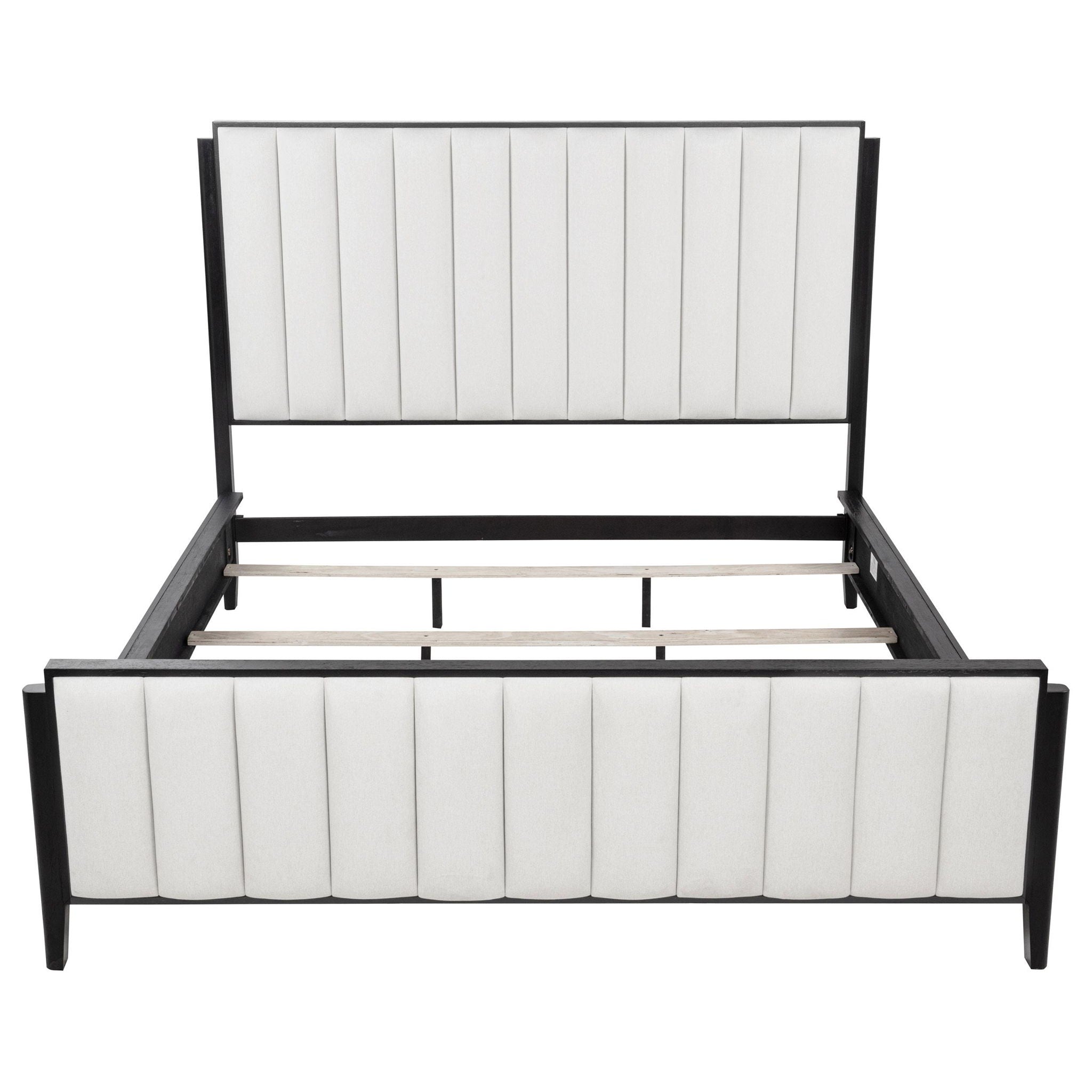 Brookmead 60-inch Upholstered California King Bed Black