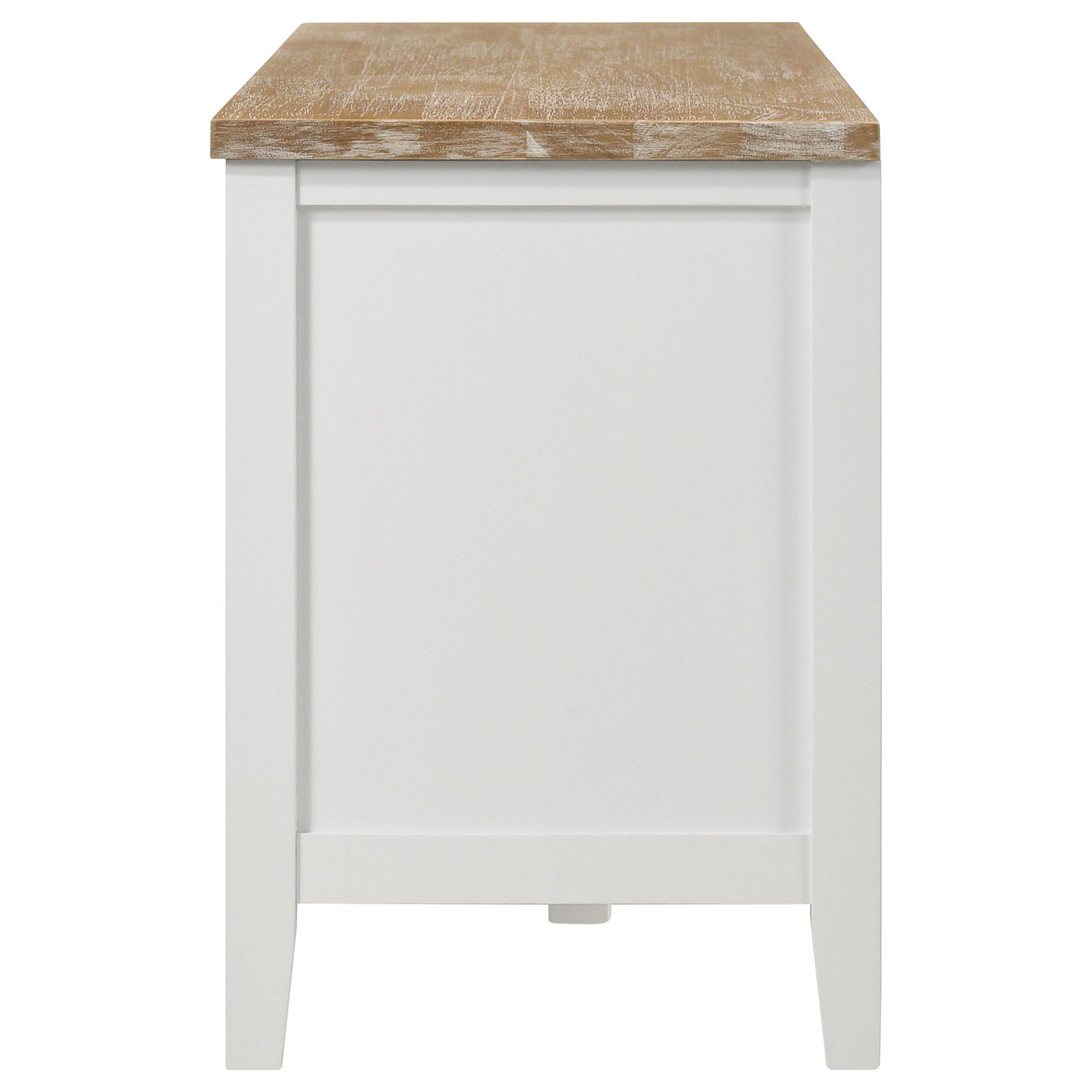 Evanston - 2 Door Stand - White