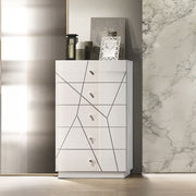 Esther - Chest - White / Silver