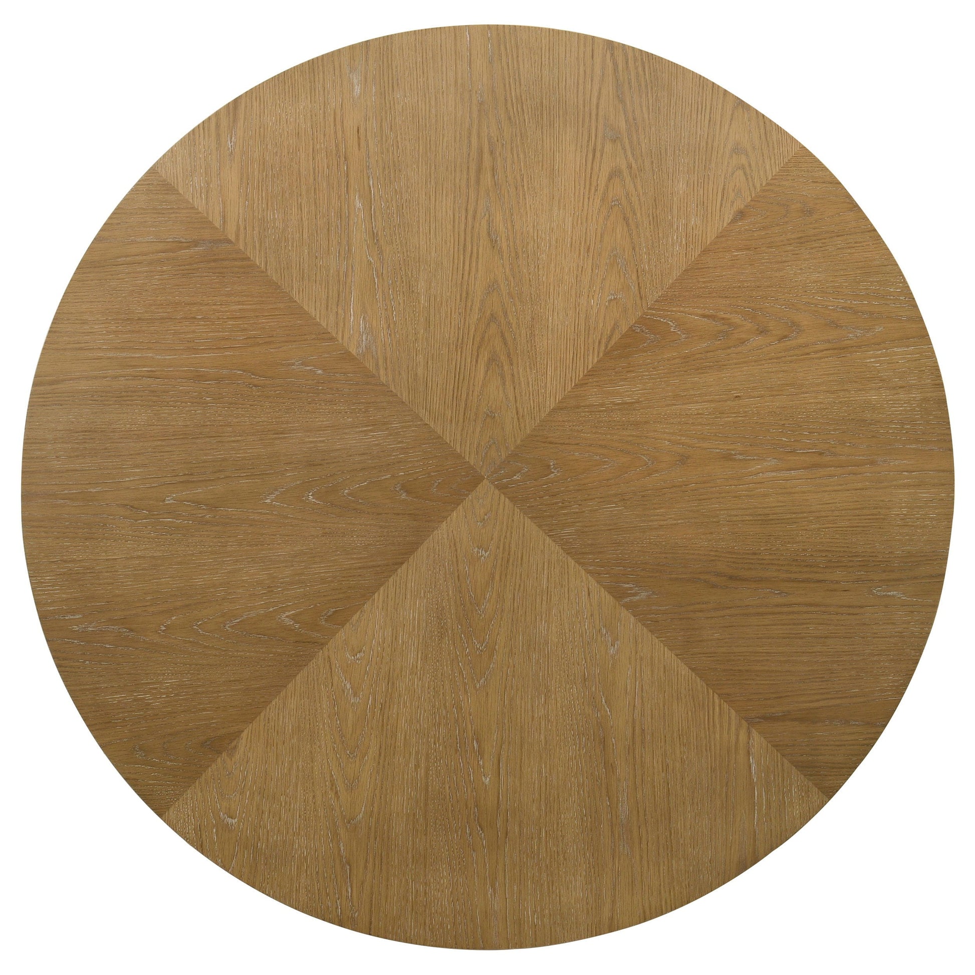 Coaster Fine Furniture Danvers - Round Wood Dining Table - Brown Oak | Meri Furniture