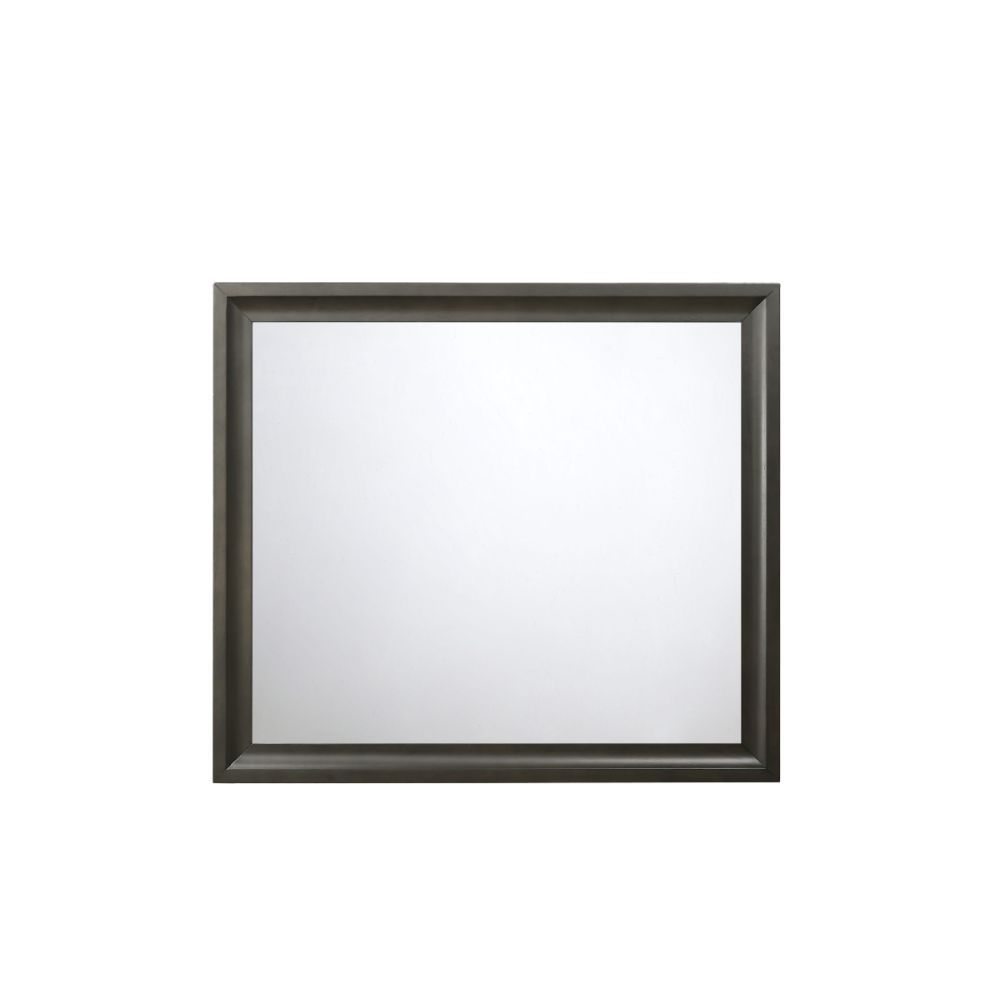 ACME Soteris - Mirror - Antique Gray | Meri Furniture