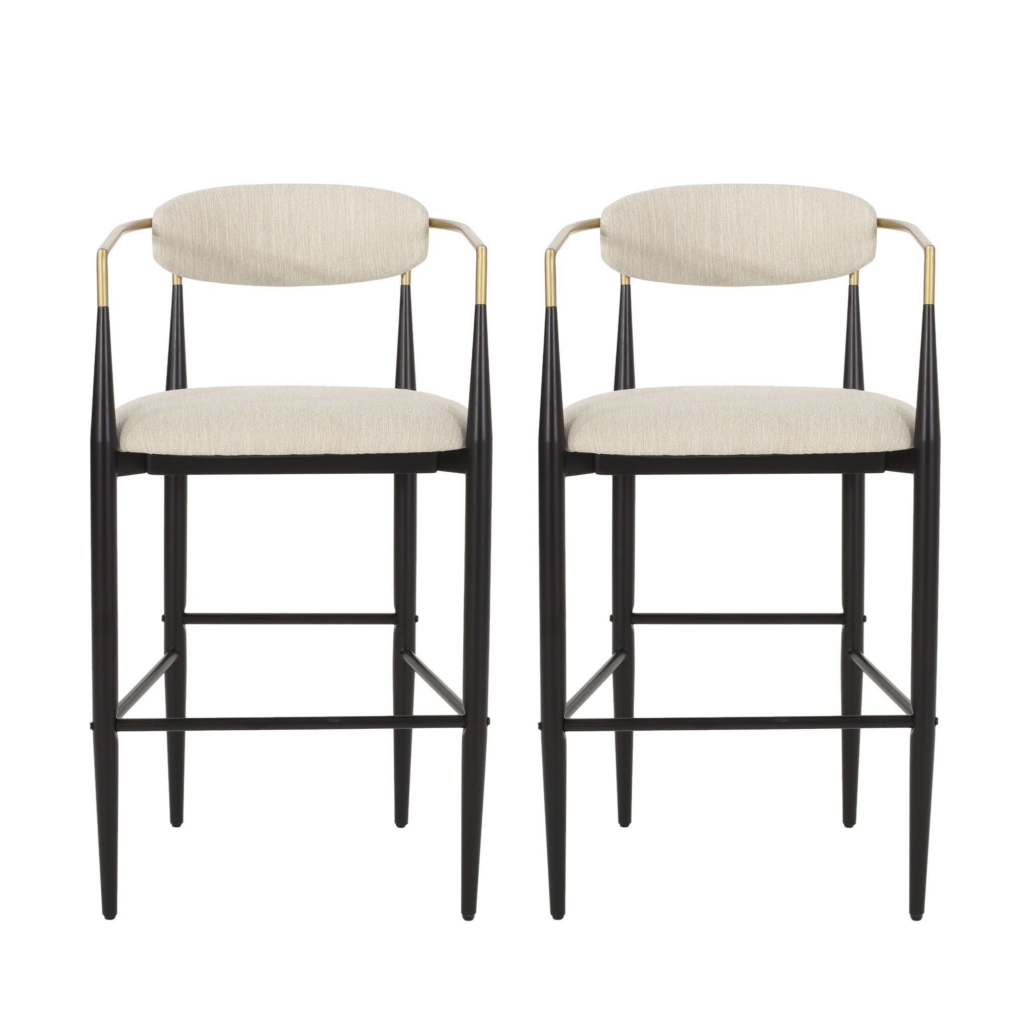 Counter Height Upholstered Barstools (Set of 2)