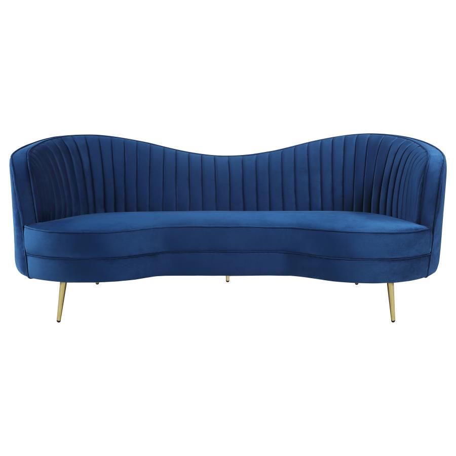 Coaster Fine Furniture Sophia - Upholstered Channel Tufted Sofa | Meri Furniture