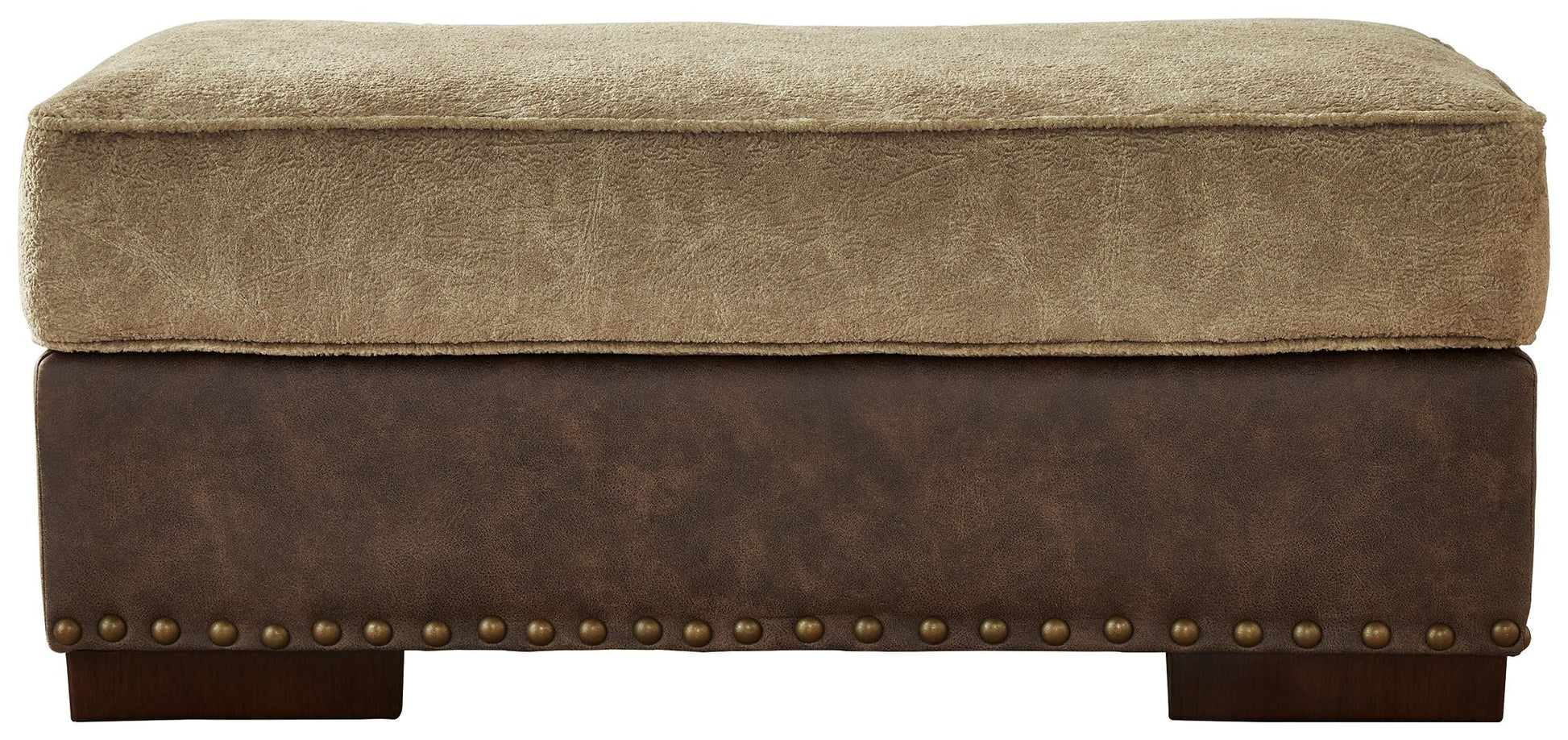 Signature Design by Ashley® Alesbury - Chocolate - Ottoman | Meri Furniture