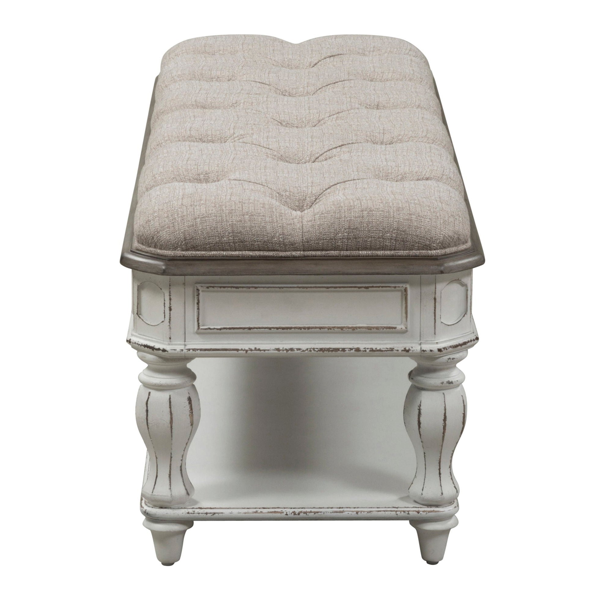 Liberty Furniture Magnolia Manor - Bed Bench - White | Meri Furniture