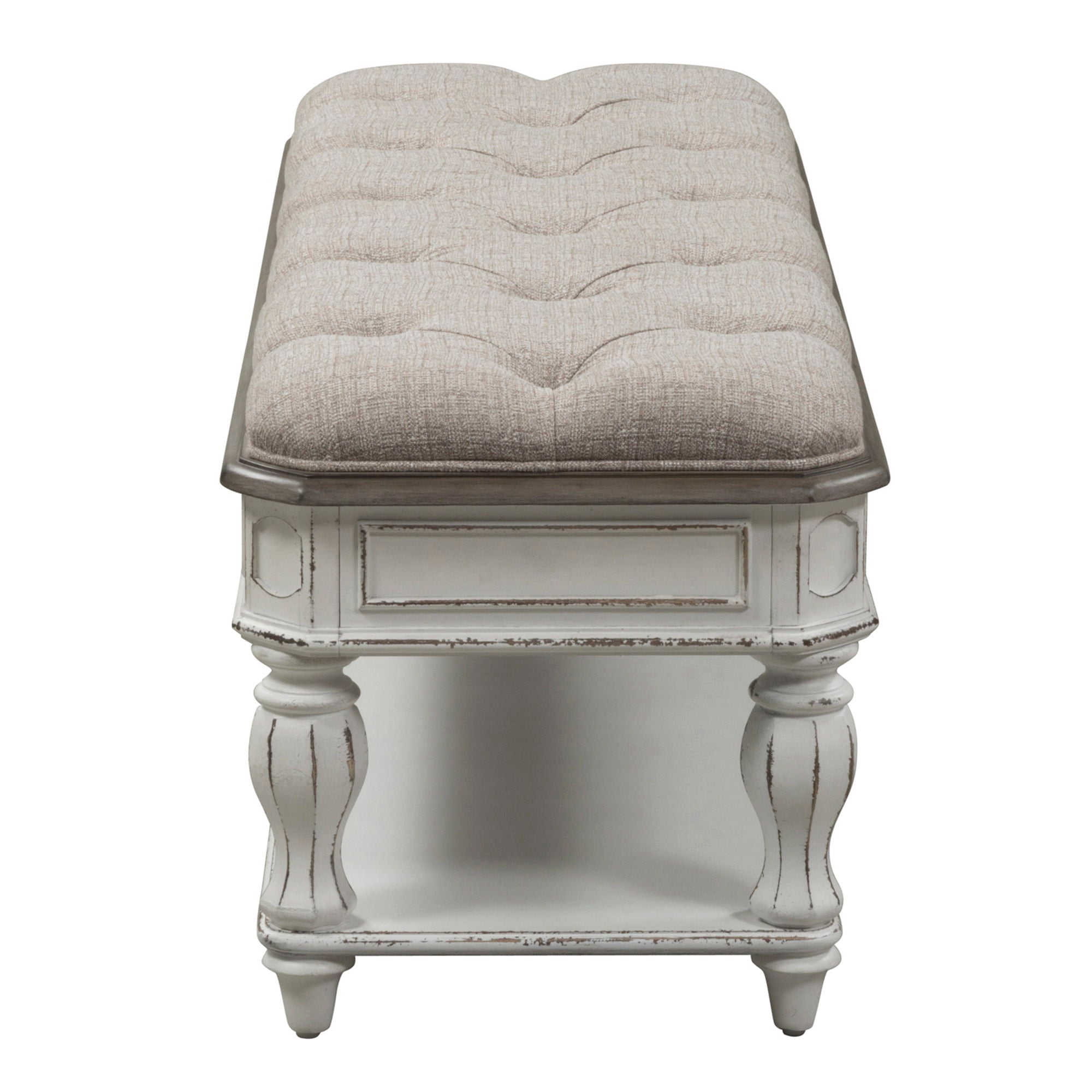 Liberty Furniture Magnolia Manor - Bed Bench - White | Meri Furniture