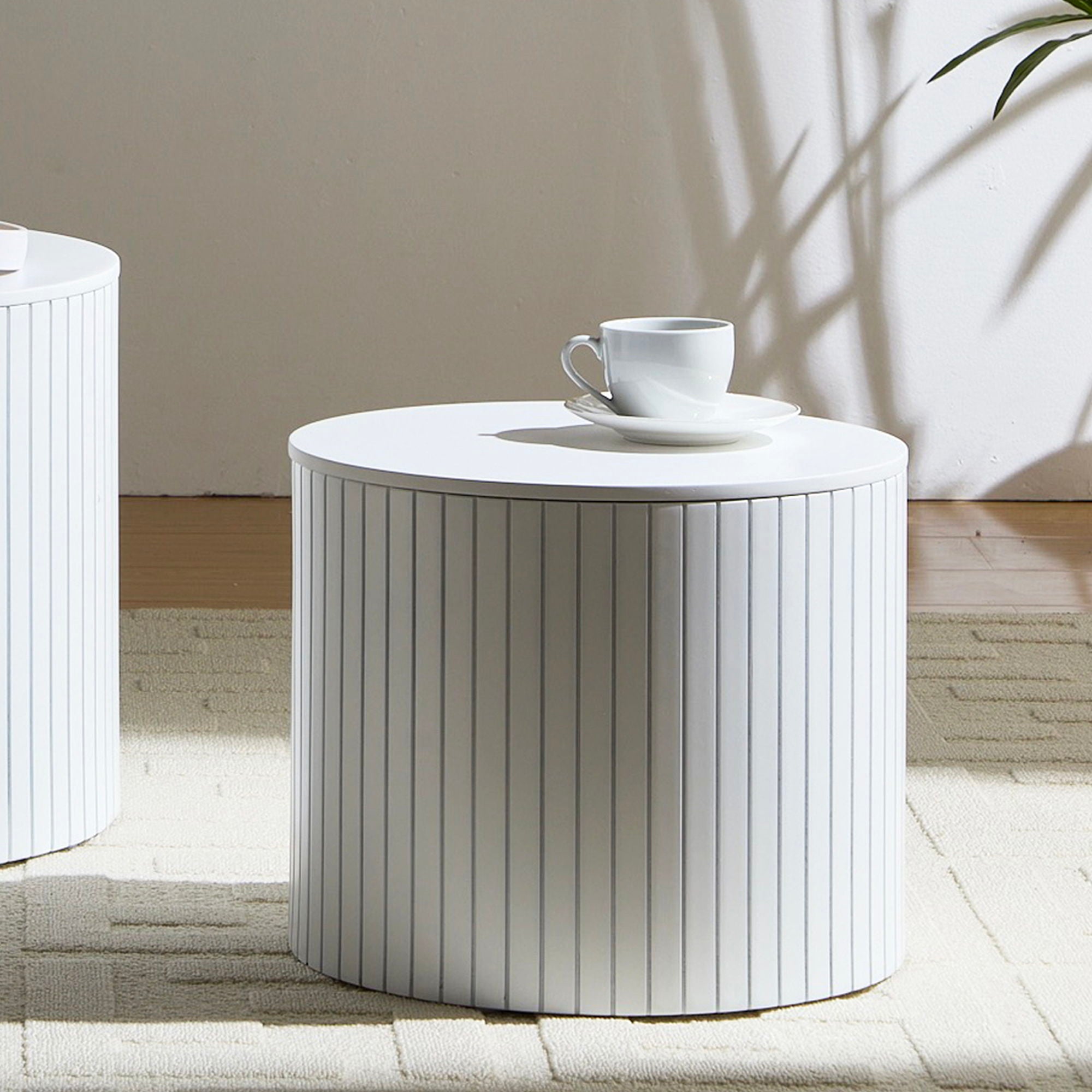 Handcrafted Nested Table Set, 2 Pieces